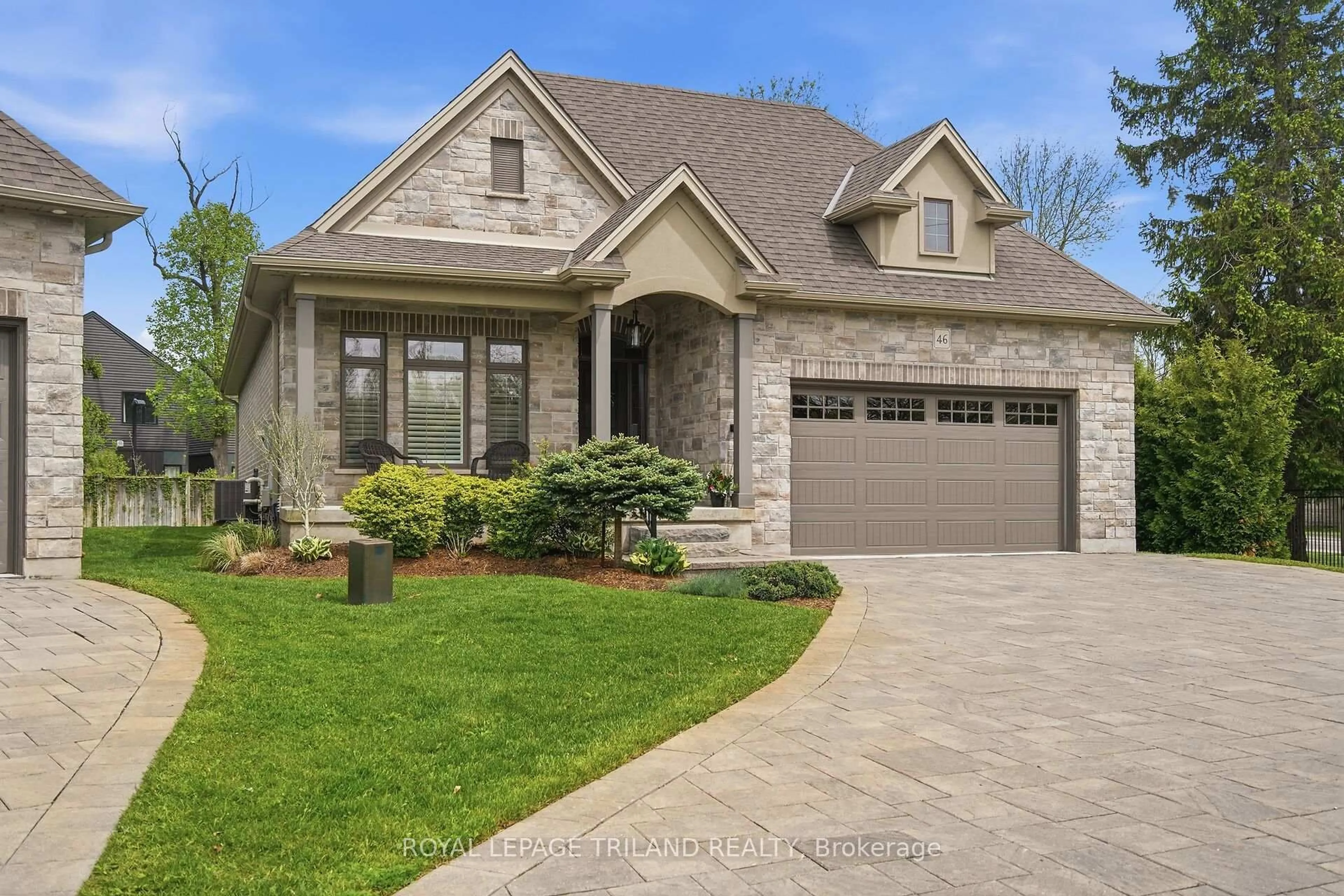 Home with brick exterior material, street for 1205 Riverside Dr #46, London North Ontario N6H 0H7
