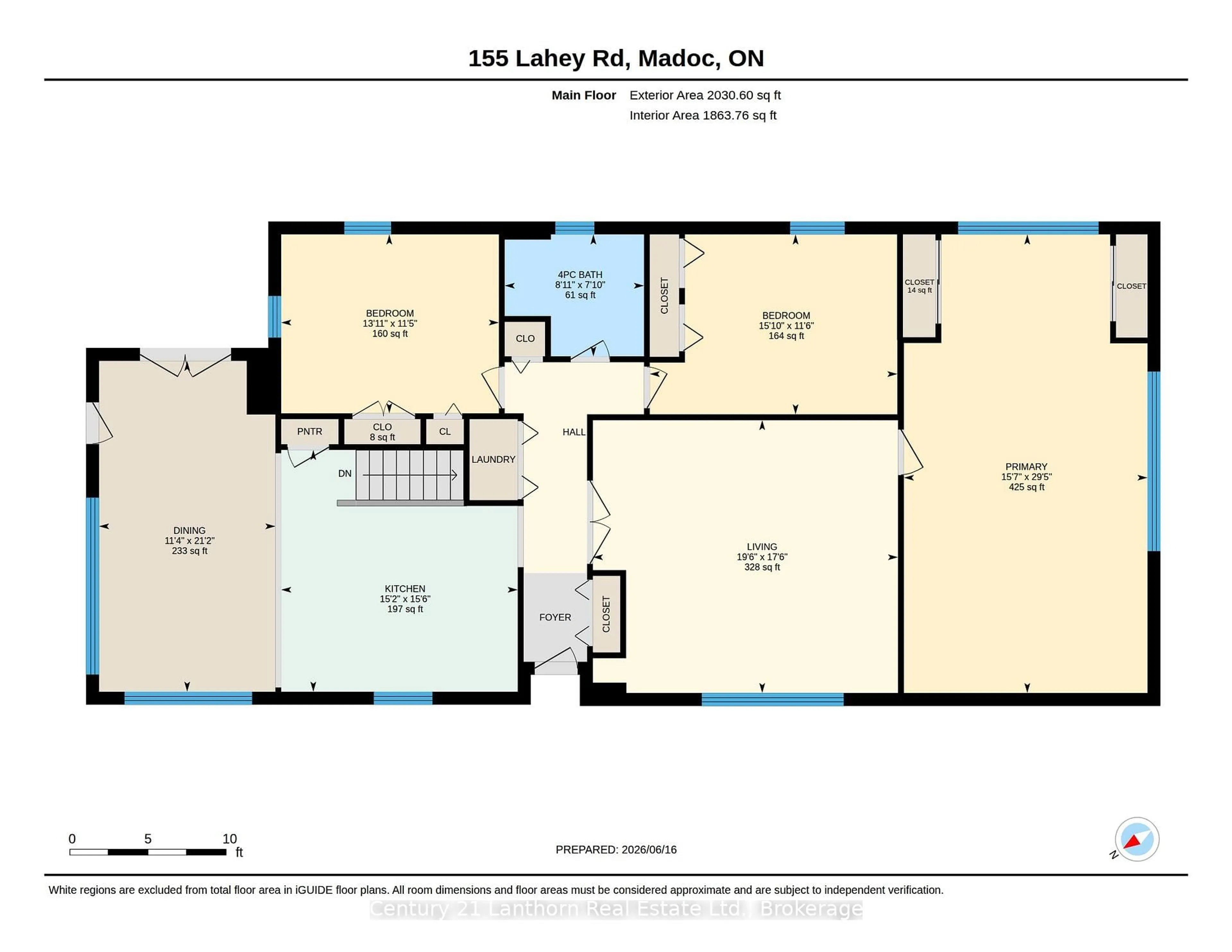 Floor plan for 155 Lahey Rd, Madoc Ontario K0K 2K0