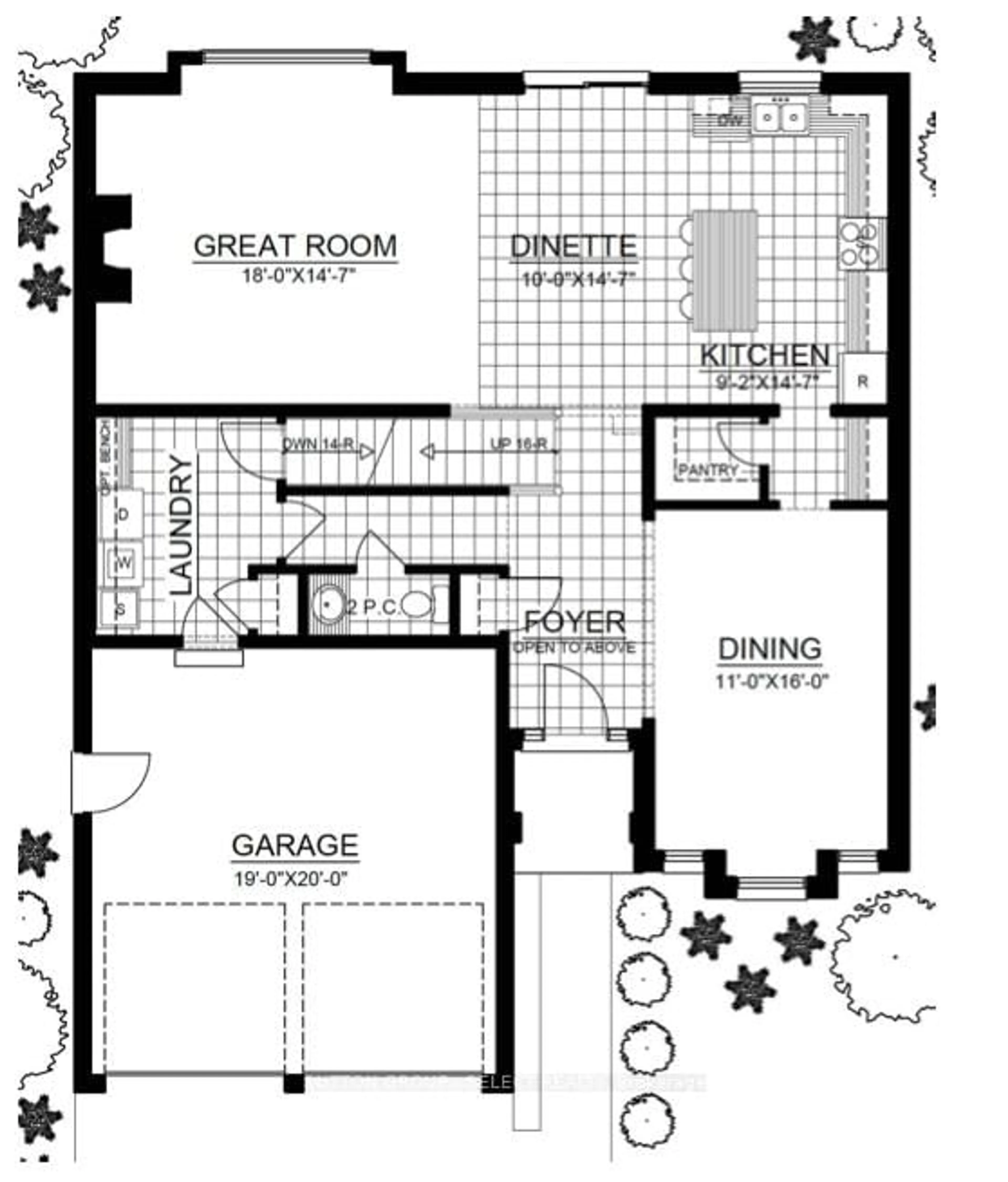 Floor plan for 210 Harvest Lane, Thames Centre Ontario N0L 1G0