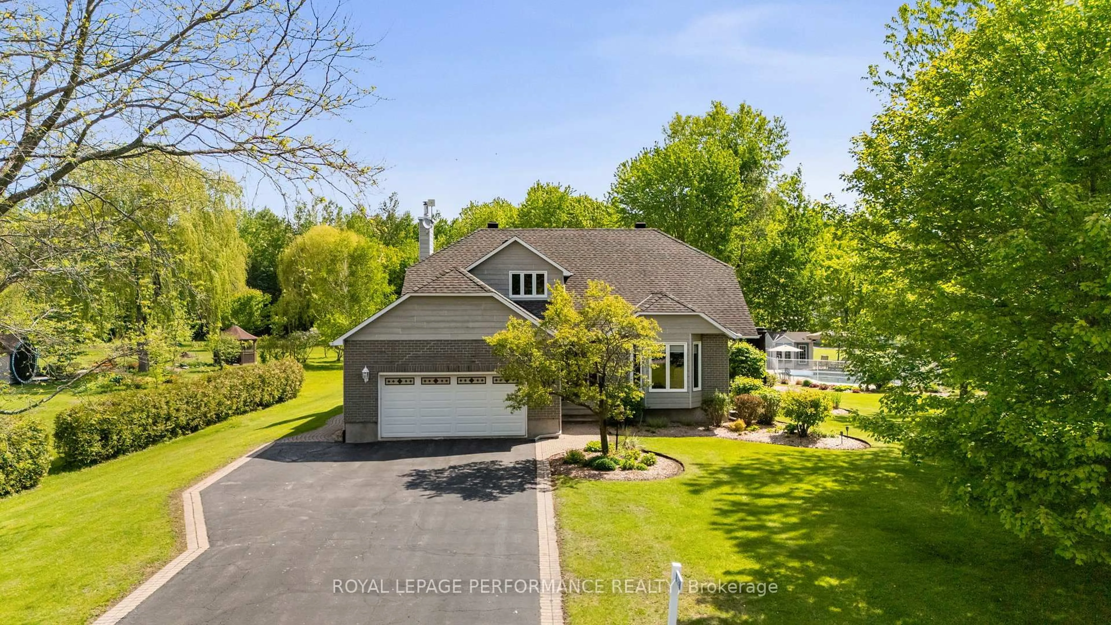 A pic from outside/outdoor area/front of a property/back of a property/a pic from drone, water/lake/river/ocean view for 882 Du Castor Rd, The Nation Ontario K0A 3C0