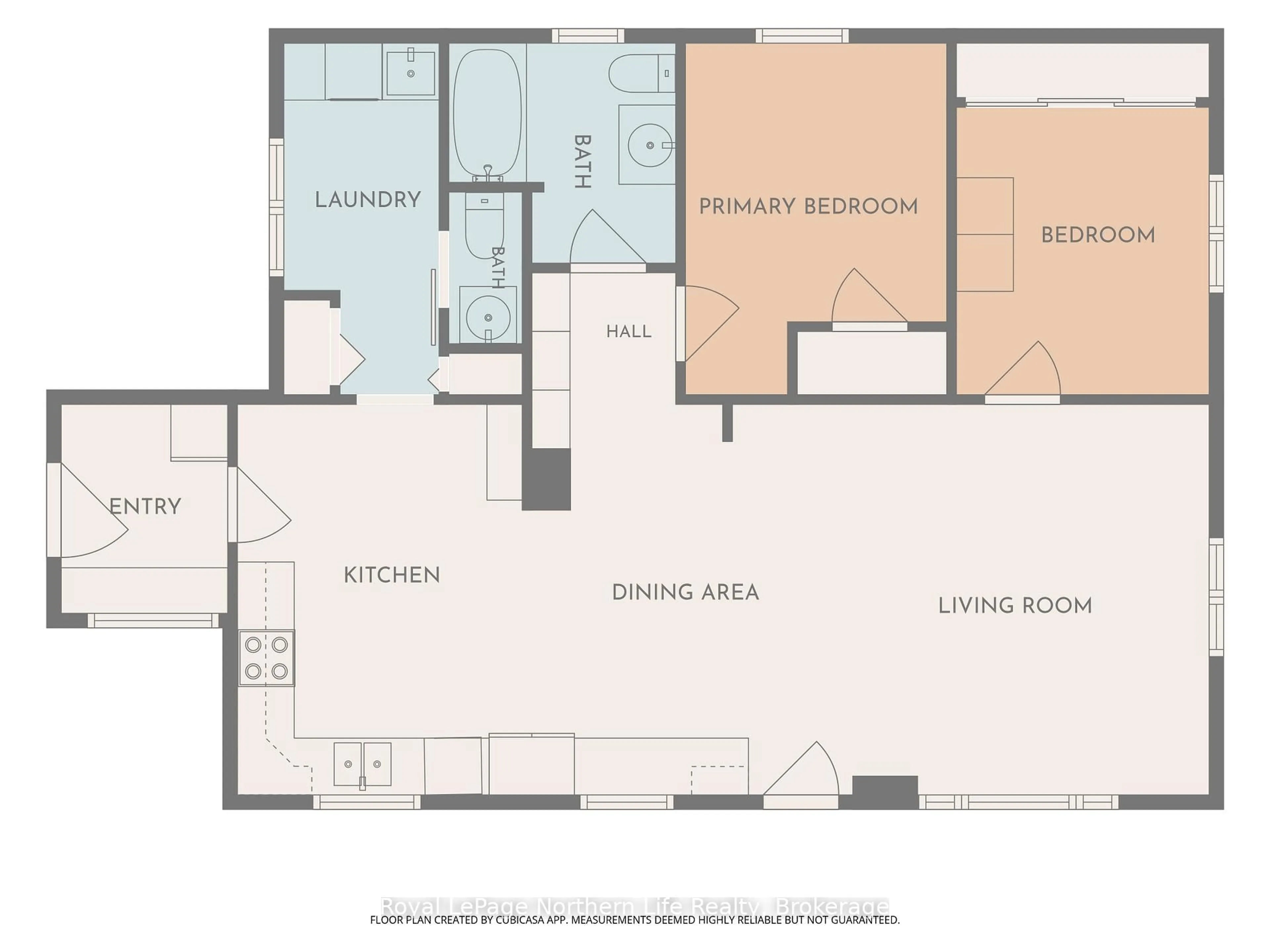 Floor plan for 309 Mark St, Bonfield Ontario P0H 1E0