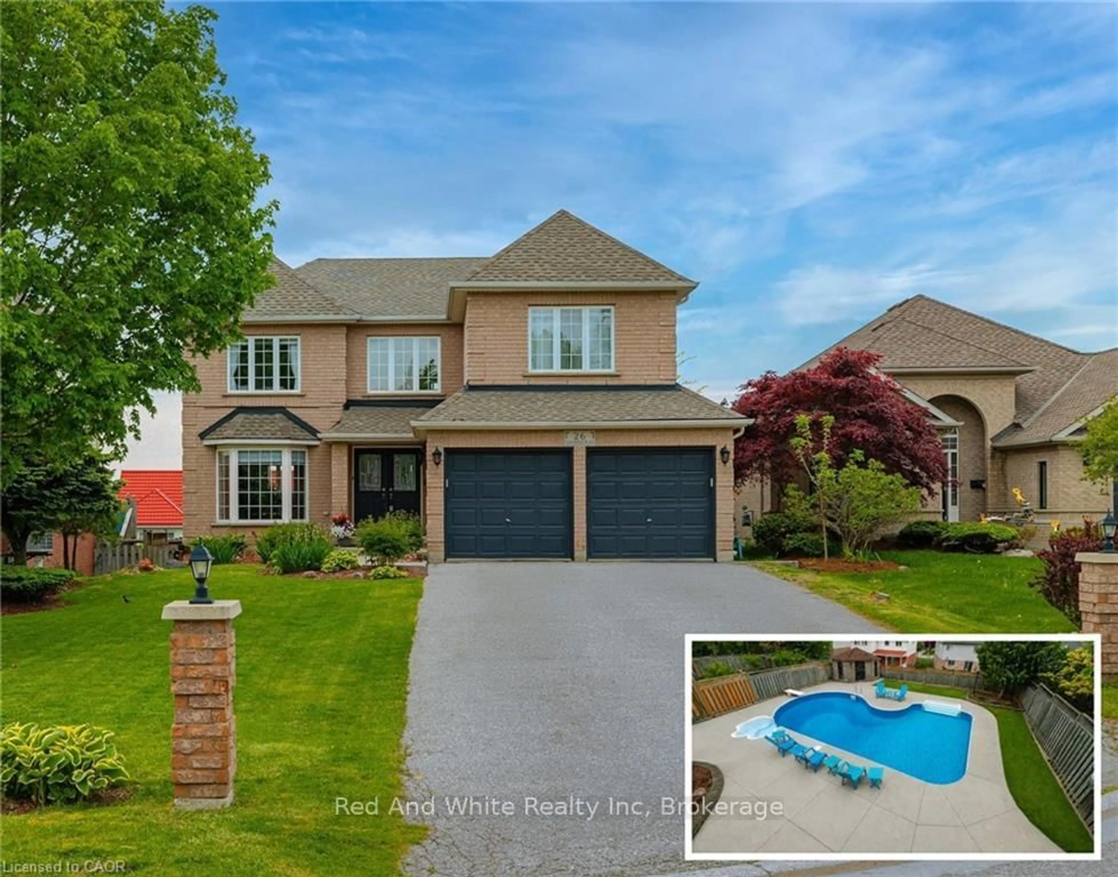 Home with brick exterior material, street for 26 Shadyridge Pl, Kitchener Ontario N2N 3J1