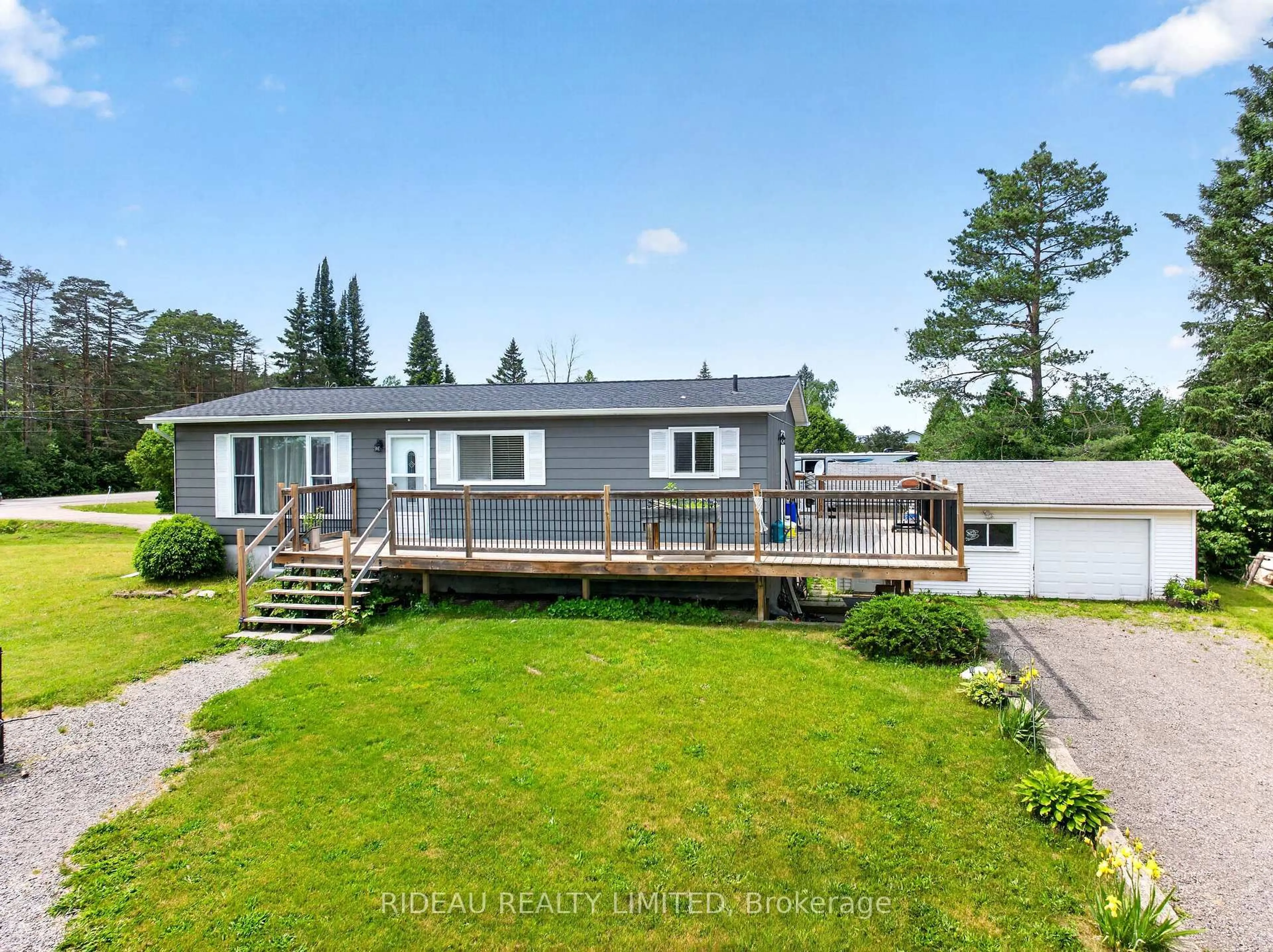 A pic from outside/outdoor area/front of a property/back of a property/a pic from drone, water/lake/river/ocean view for 654 Kitley Line 2 Rd, Elizabethtown-Kitley Ontario K0G 1G0