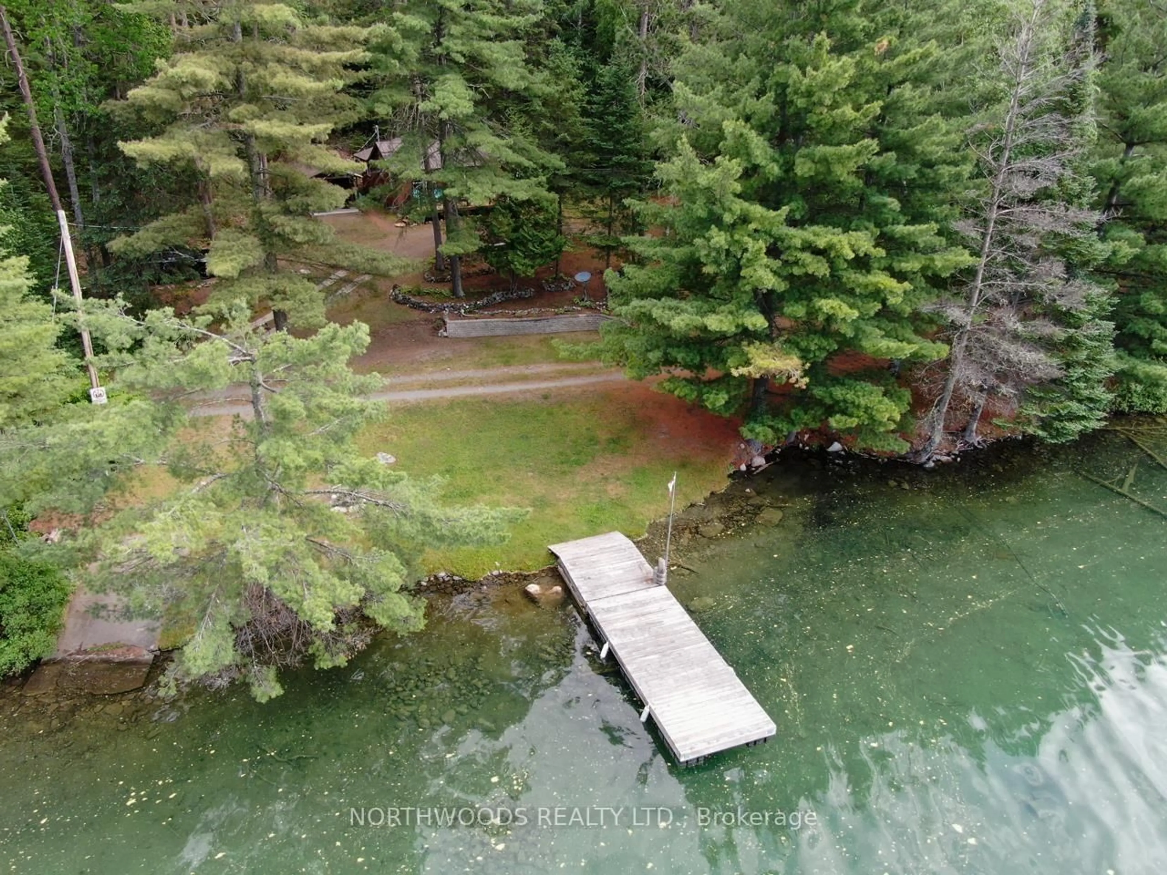 A pic from outside/outdoor area/front of a property/back of a property/a pic from drone, water/lake/river/ocean view for 21 Red Pine Road, Sioux Narrows-Nestor Falls Ontario P0X 1K0