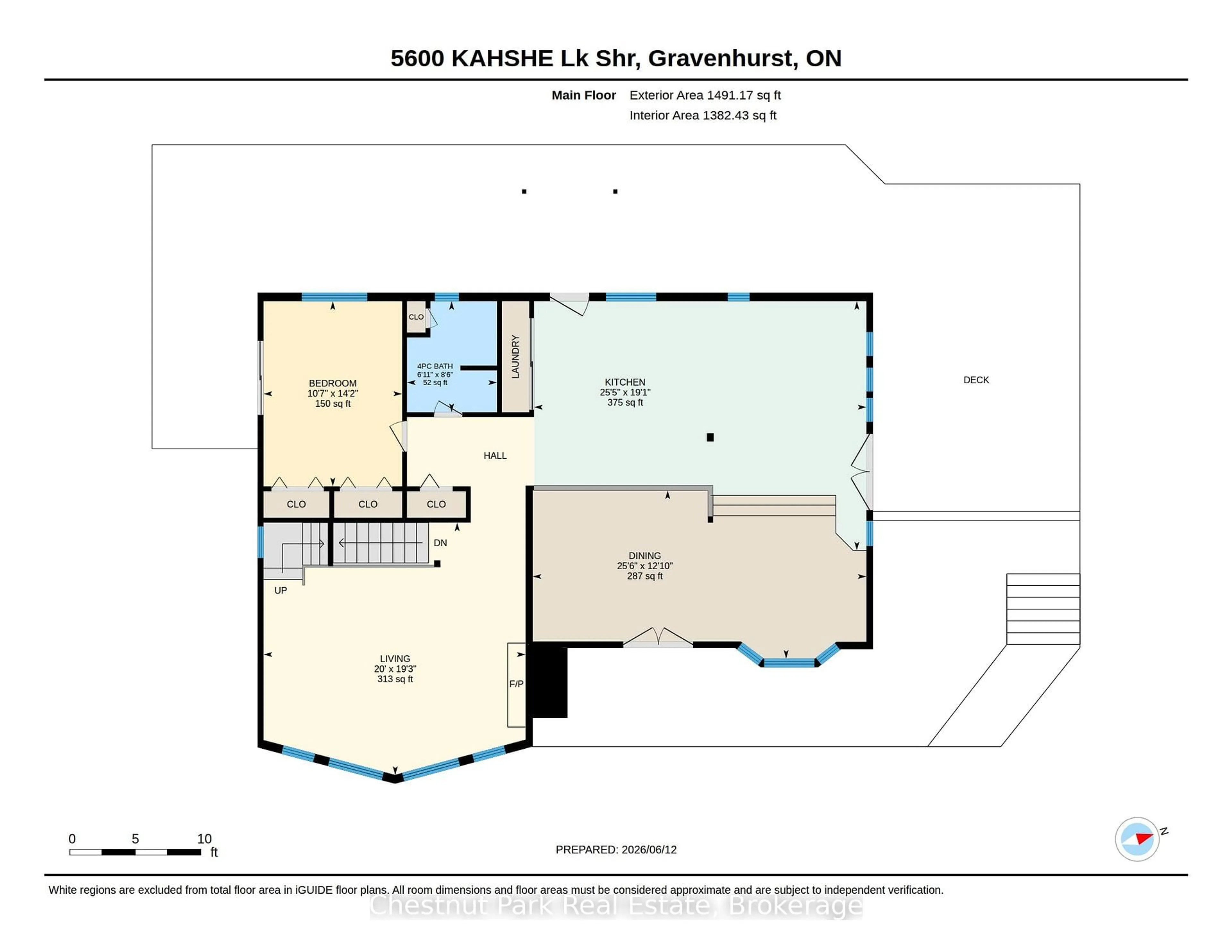 Floor plan for 5600 Kahshe Lake, Gravenhurst Ontario P1P 1R6