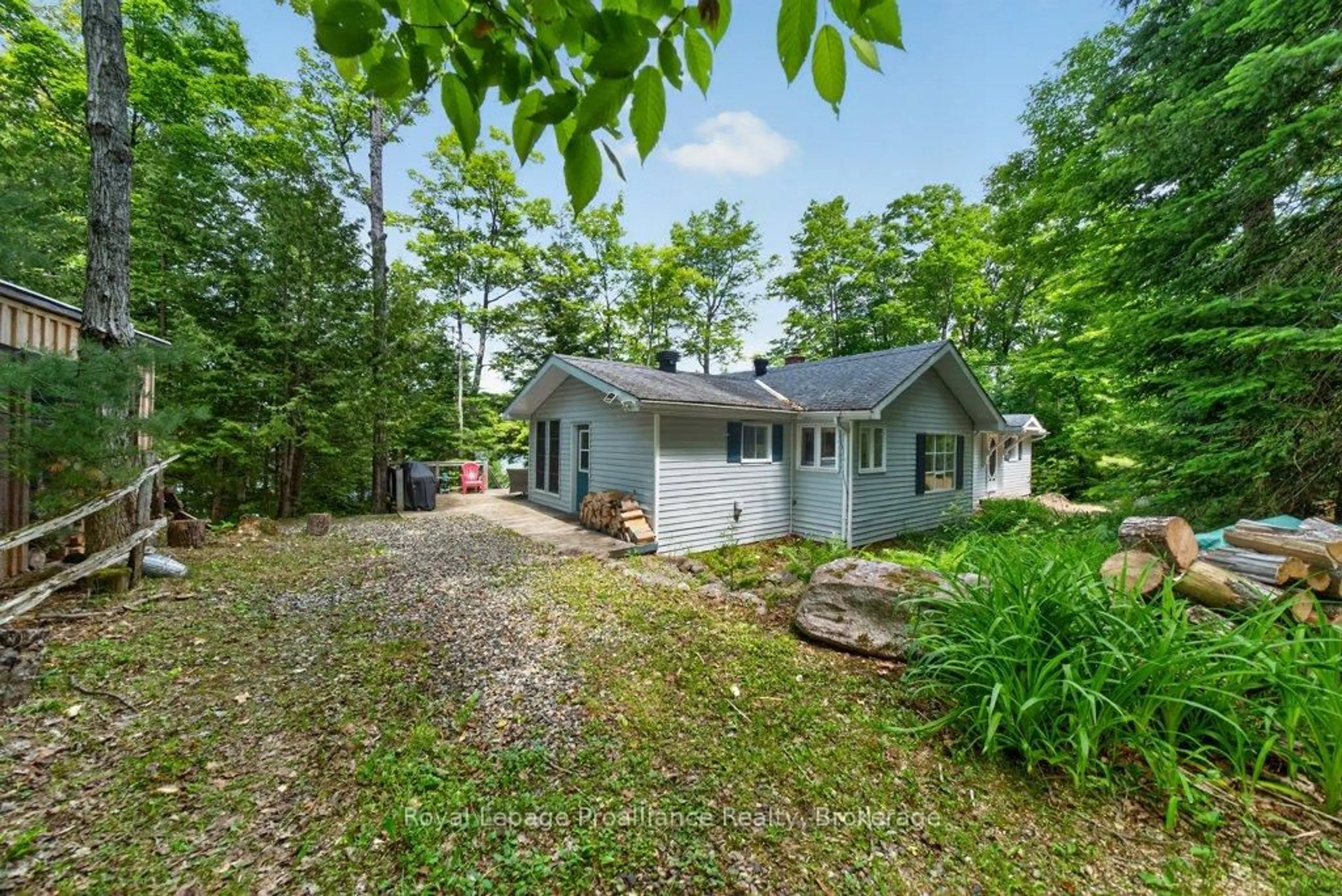 A pic from outside/outdoor area/front of a property/back of a property/a pic from drone, unknown for 1107 Peters Lane, Ompah Ontario K0H 2J0