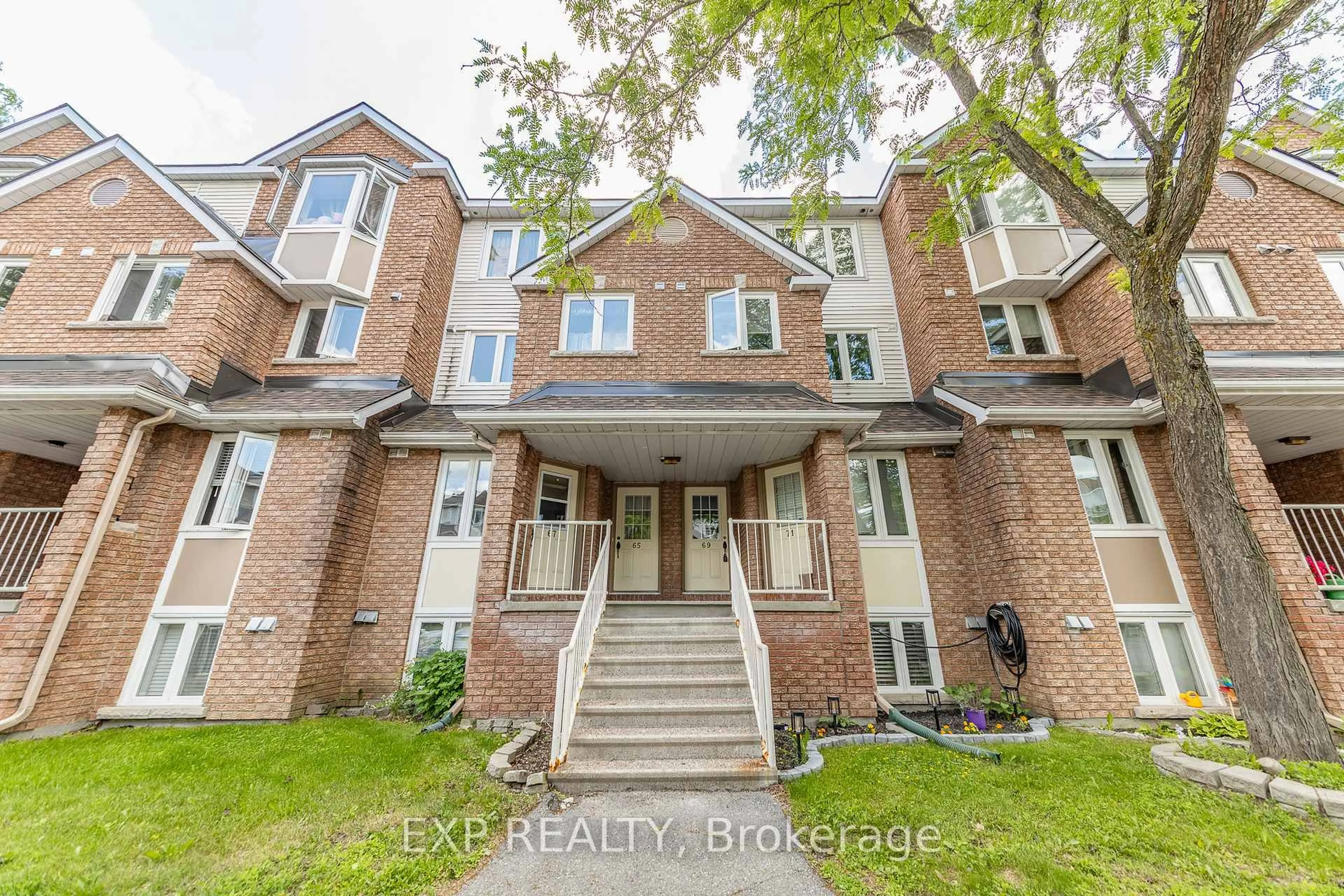 Home with brick exterior material, street for 69 Briston Private, Ottawa Ontario K1G 5P8
