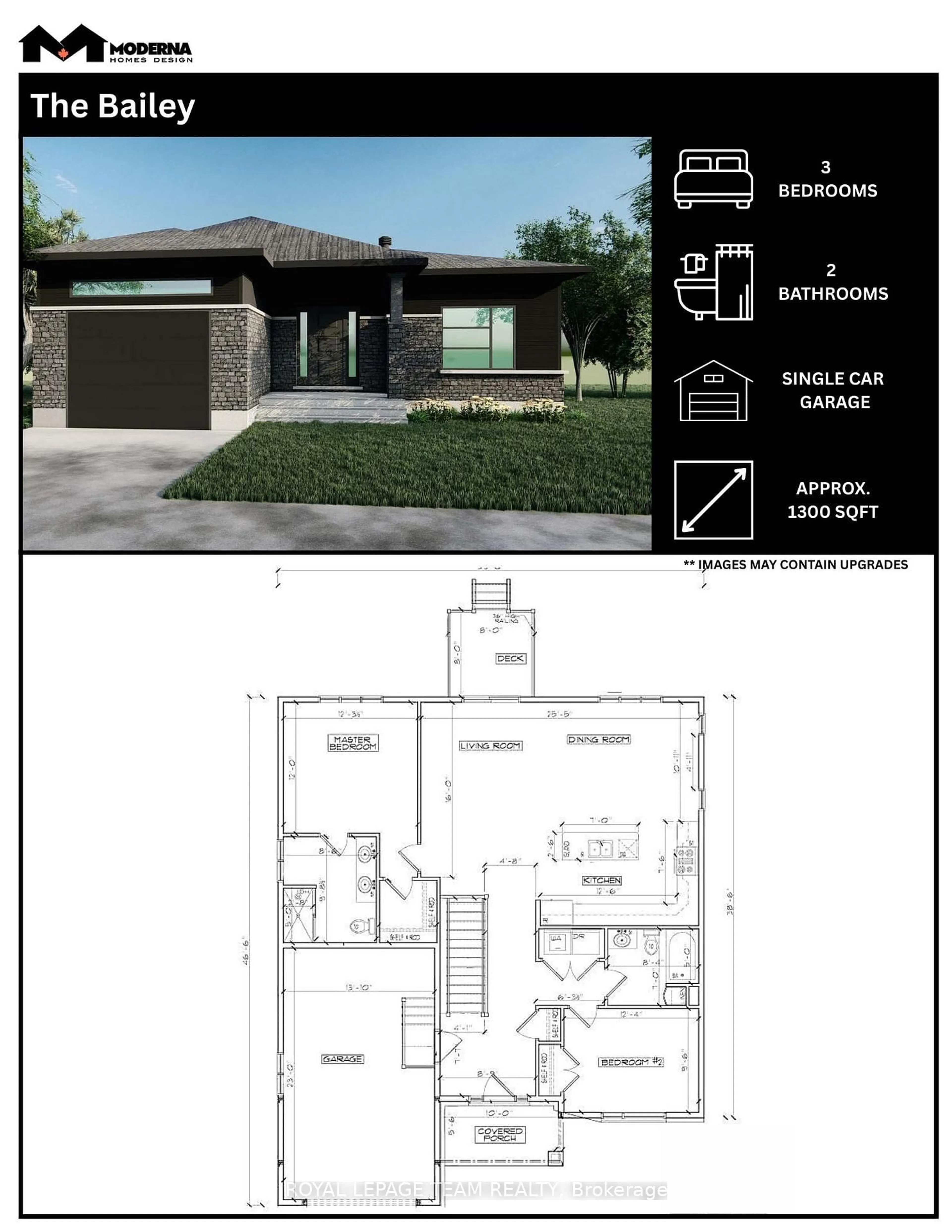 Floor plan for LT 1 Harmony Rd, North Dundas Ontario K0C 2K0