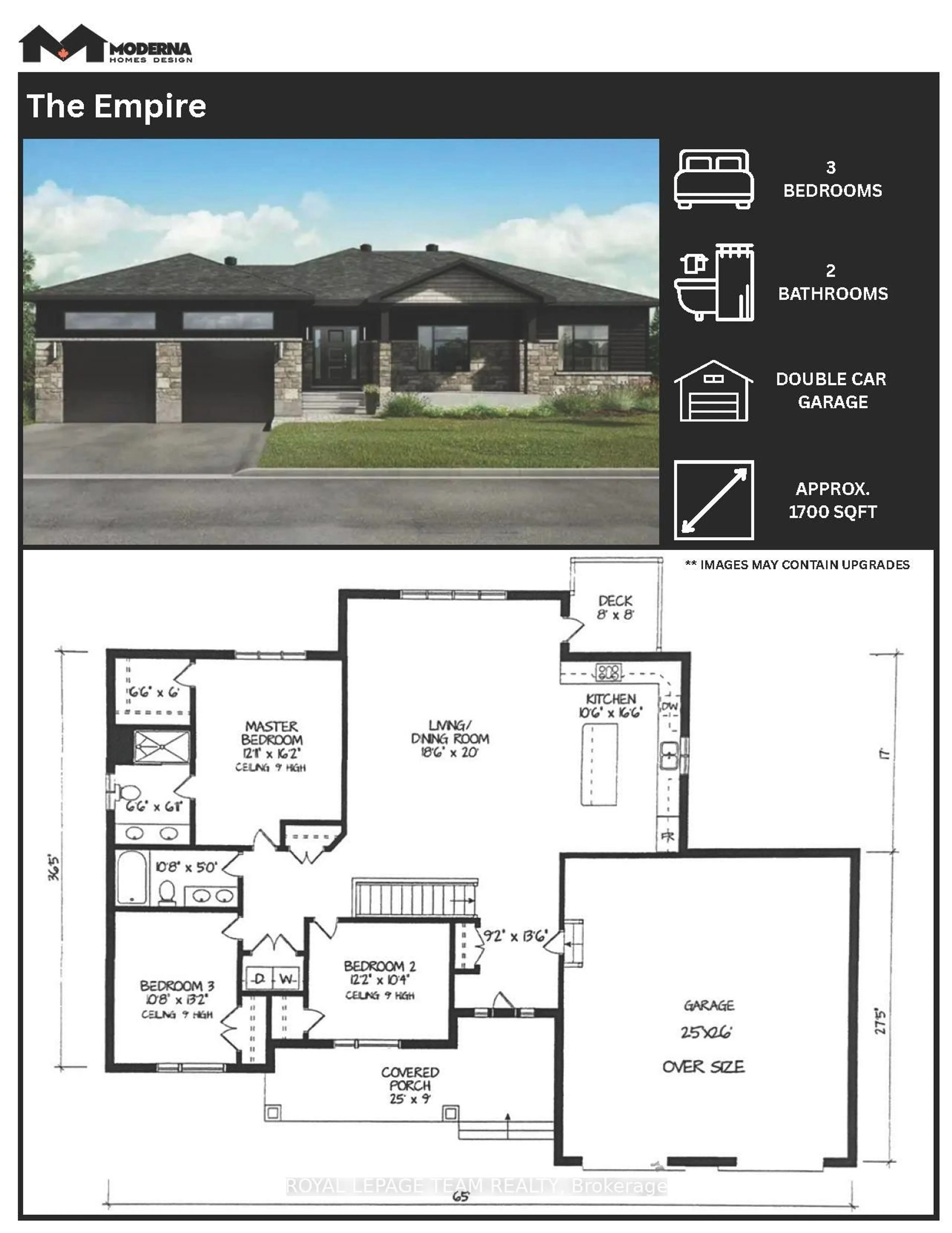 Floor plan for LT 1 Harmony Rd, North Dundas Ontario K0C 2K0
