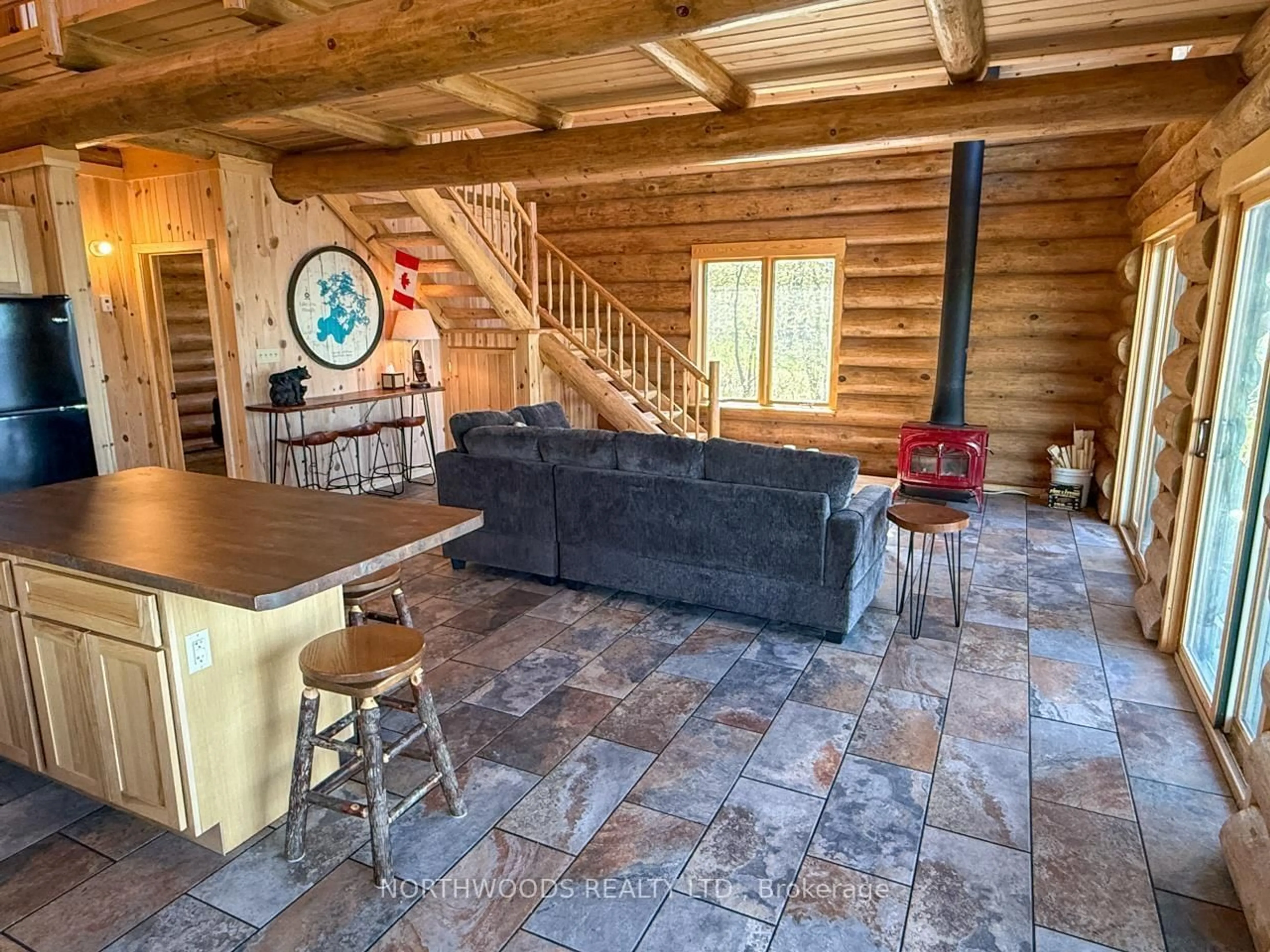 Rustic kitchen, unknown for Lot 3 Ivall Drive, Rainy River Remote Area Ontario P0W 1L0