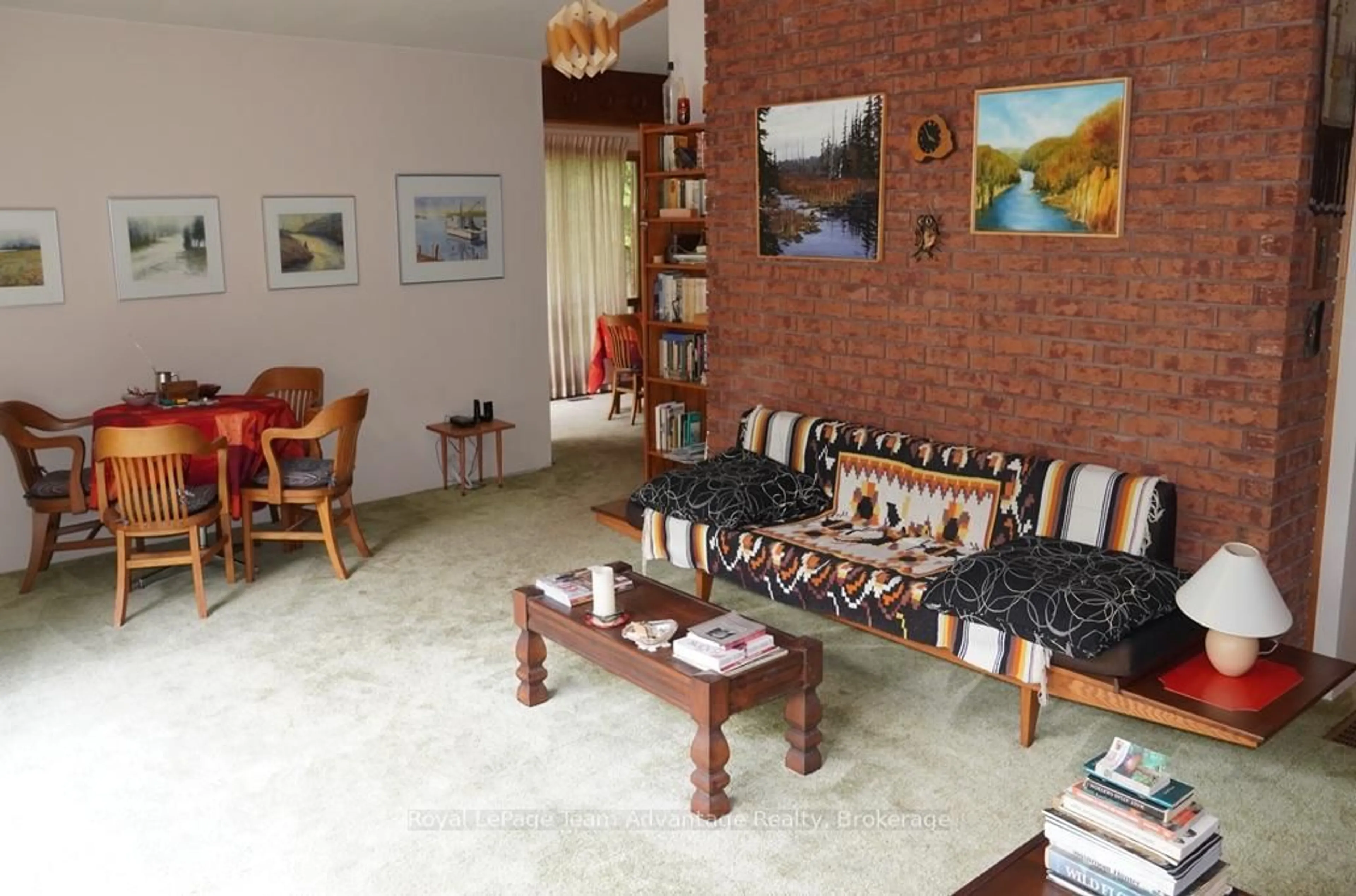 Living room with furniture, unknown for 49 Bayview Dr, Carling Ontario P0G 1G0