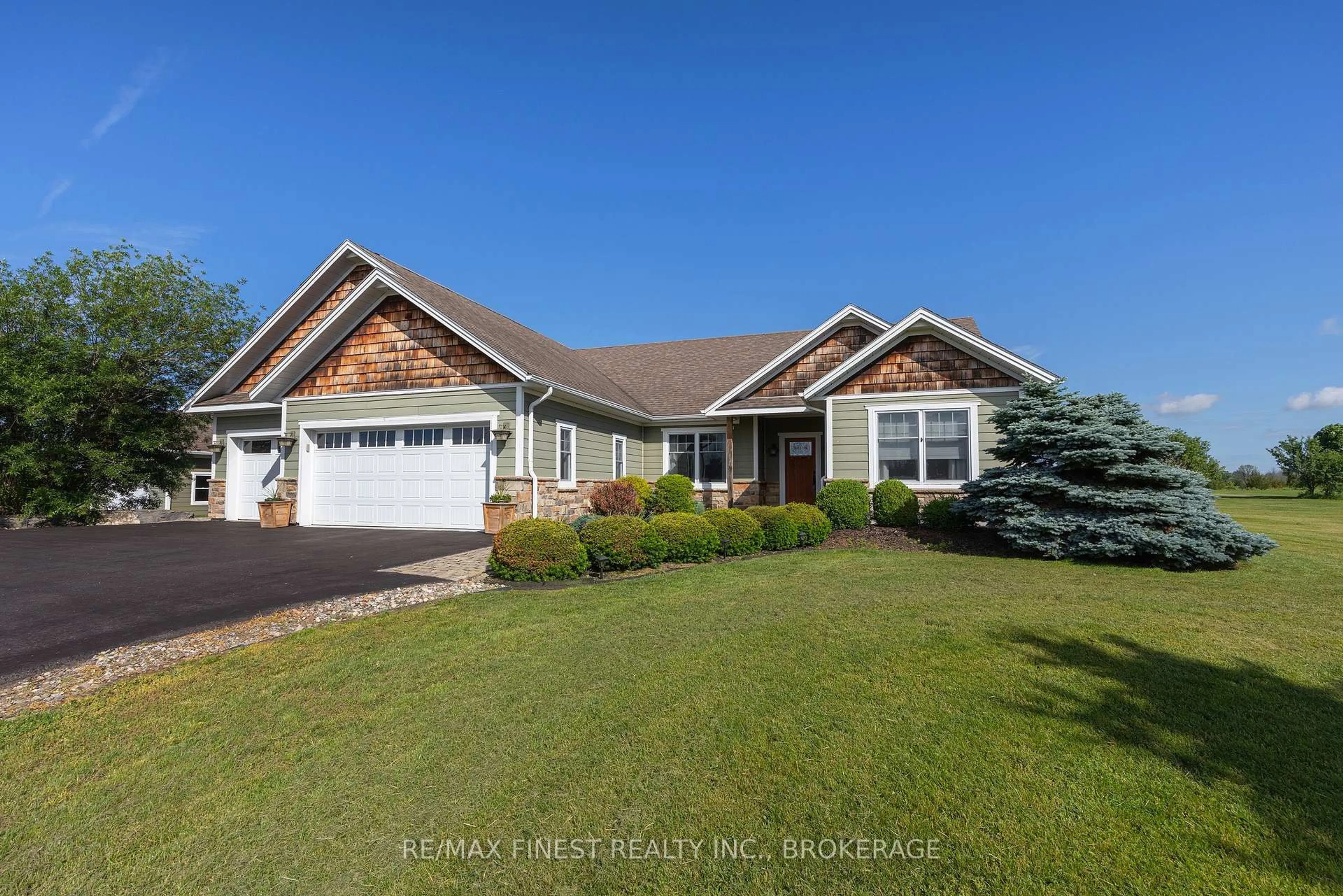 Home with vinyl exterior material, street for 1247 Millhaven Rd, Bissett Creek Ontario K0H 2H0