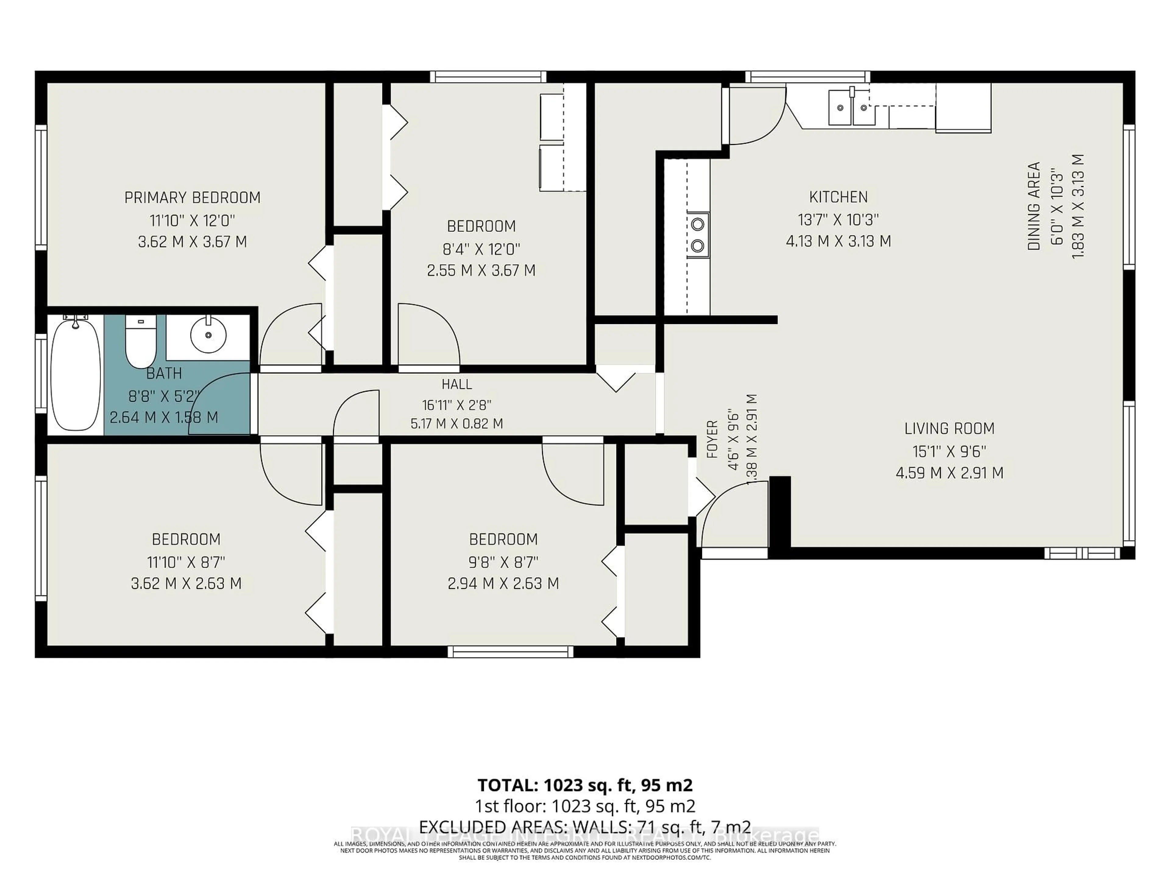Floor plan for 2450 Magnus Ave, Ottawa Ontario K1G 1J8