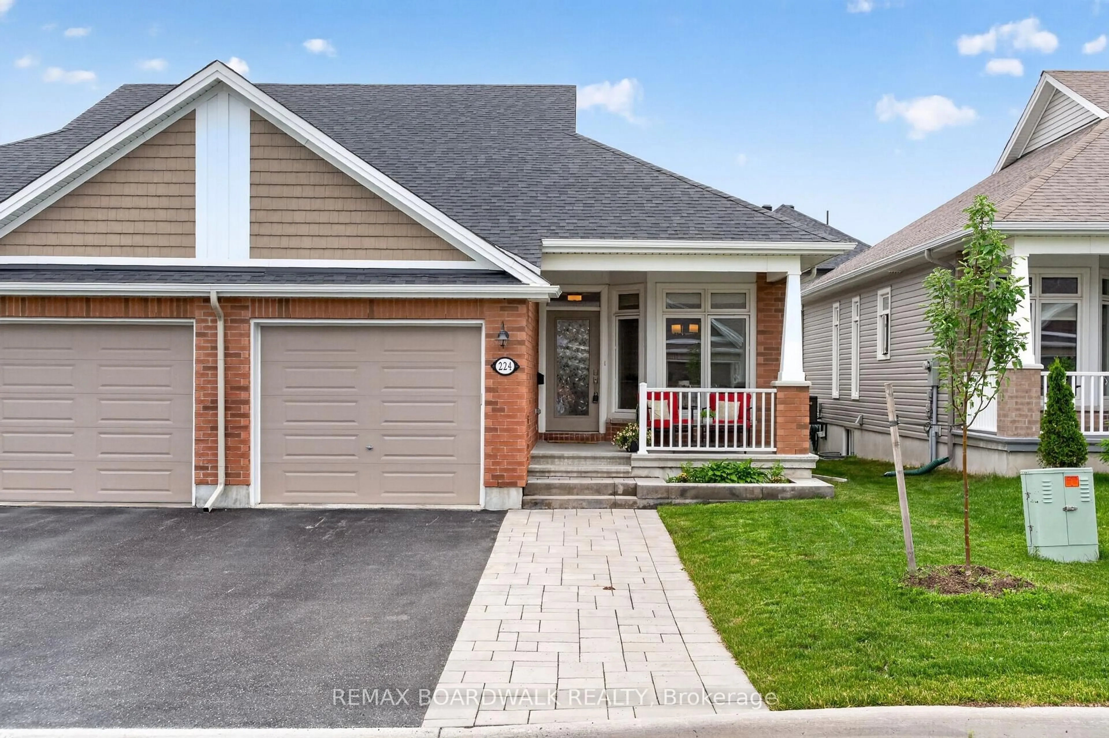 Home with brick exterior material, street for 224 Maygrass Way, Ottawa Ontario K2S 2K6