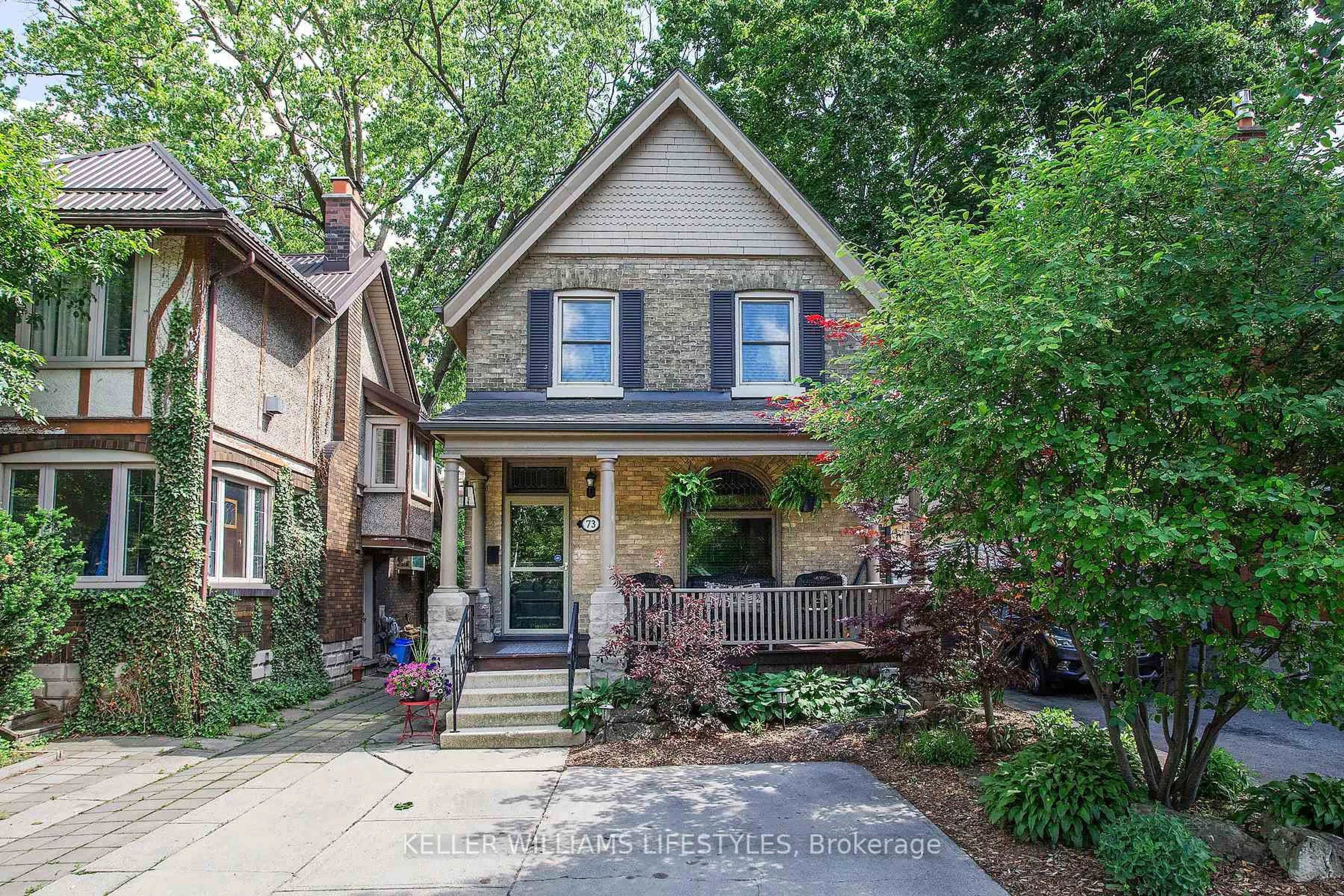 Home with brick exterior material, street for 73 Beaconsfield Ave, London South Ontario N6C 1B6