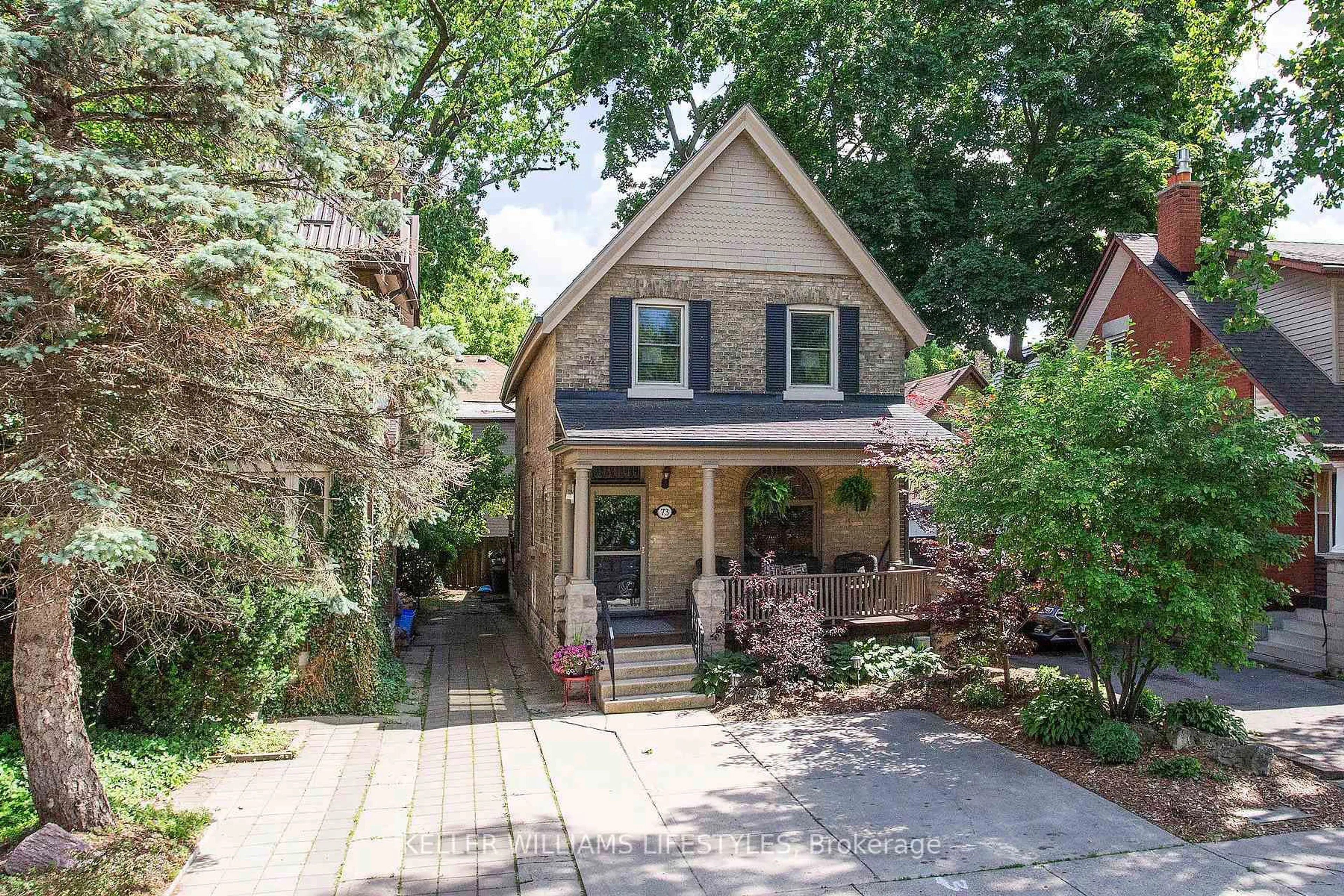 Home with brick exterior material, street for 73 Beaconsfield Ave, London South Ontario N6C 1B6