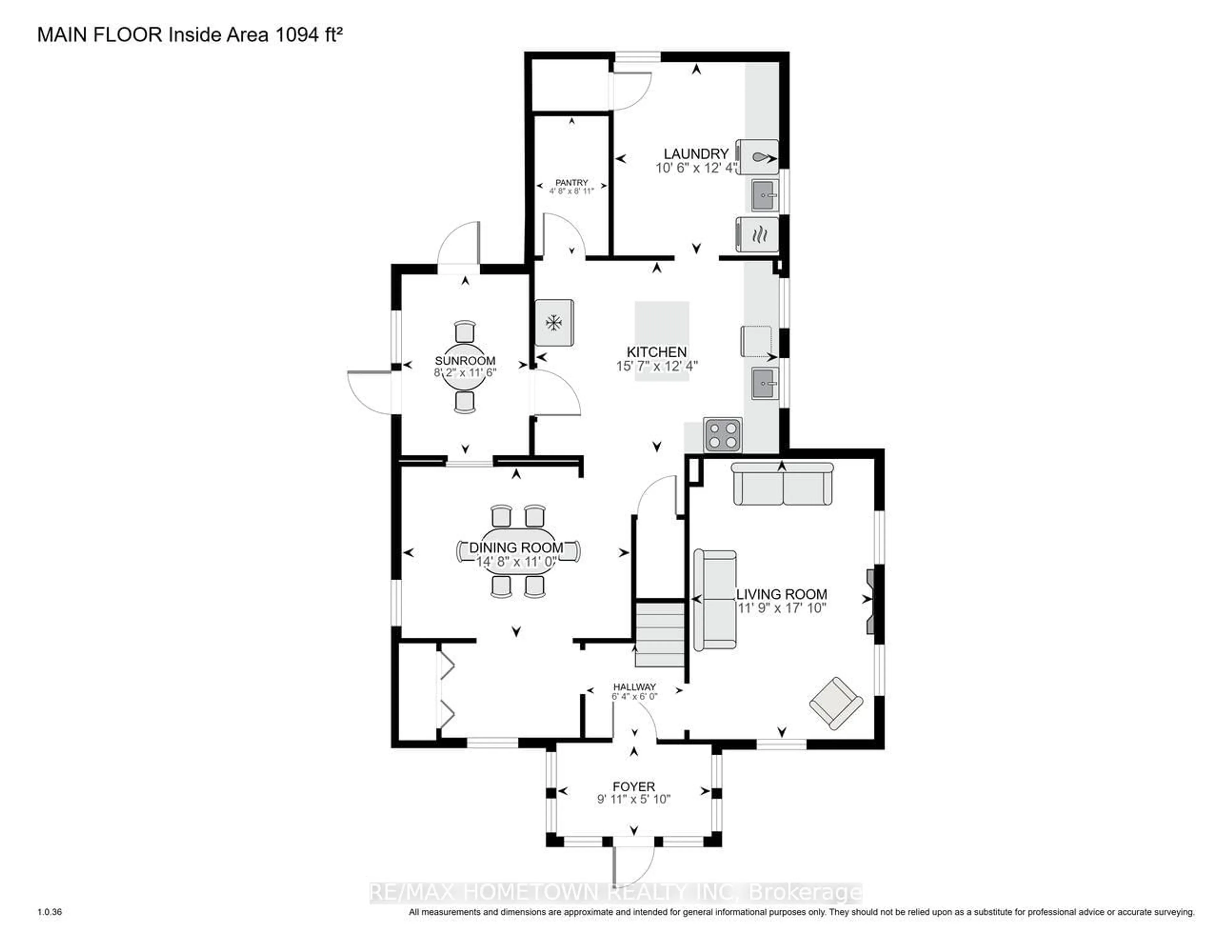 Floor plan for 15 Perth St, Elizabethtown-Kitley Ontario K0E 1M0
