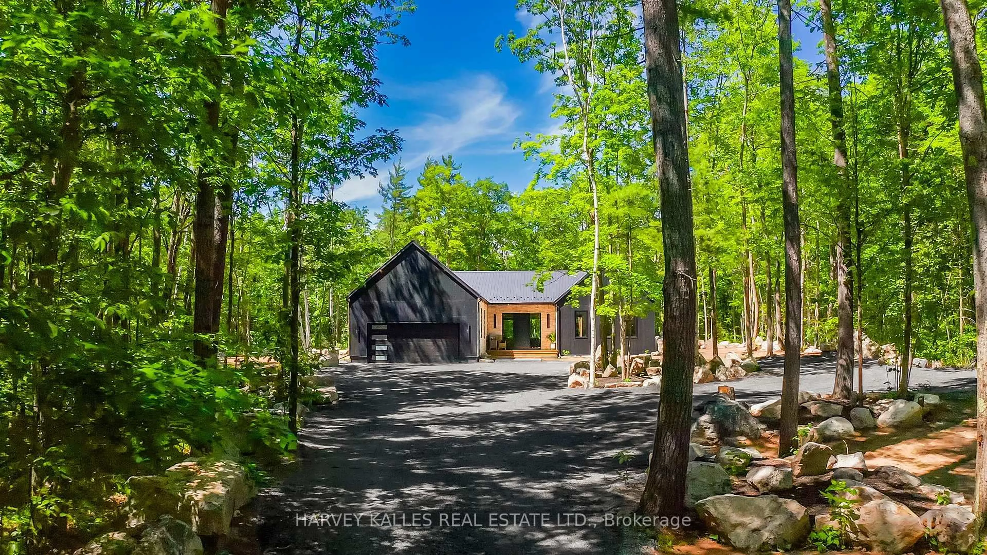 A pic from outside/outdoor area/front of a property/back of a property/a pic from drone, forest/trees view for 114 Rockhaven Rd, Limoges Ontario K0K 2M0