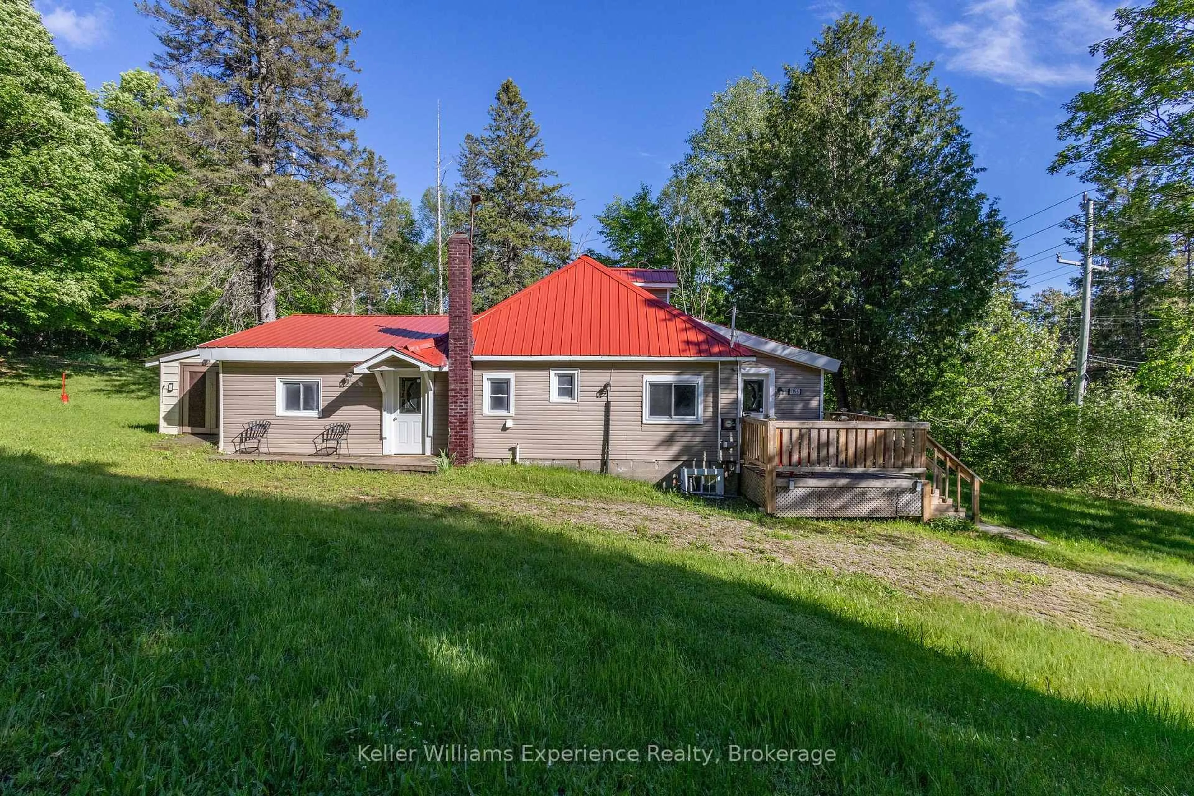 A pic from outside/outdoor area/front of a property/back of a property/a pic from drone, unknown for 1755 592 Highway, Perry Ontario P0A 1J0