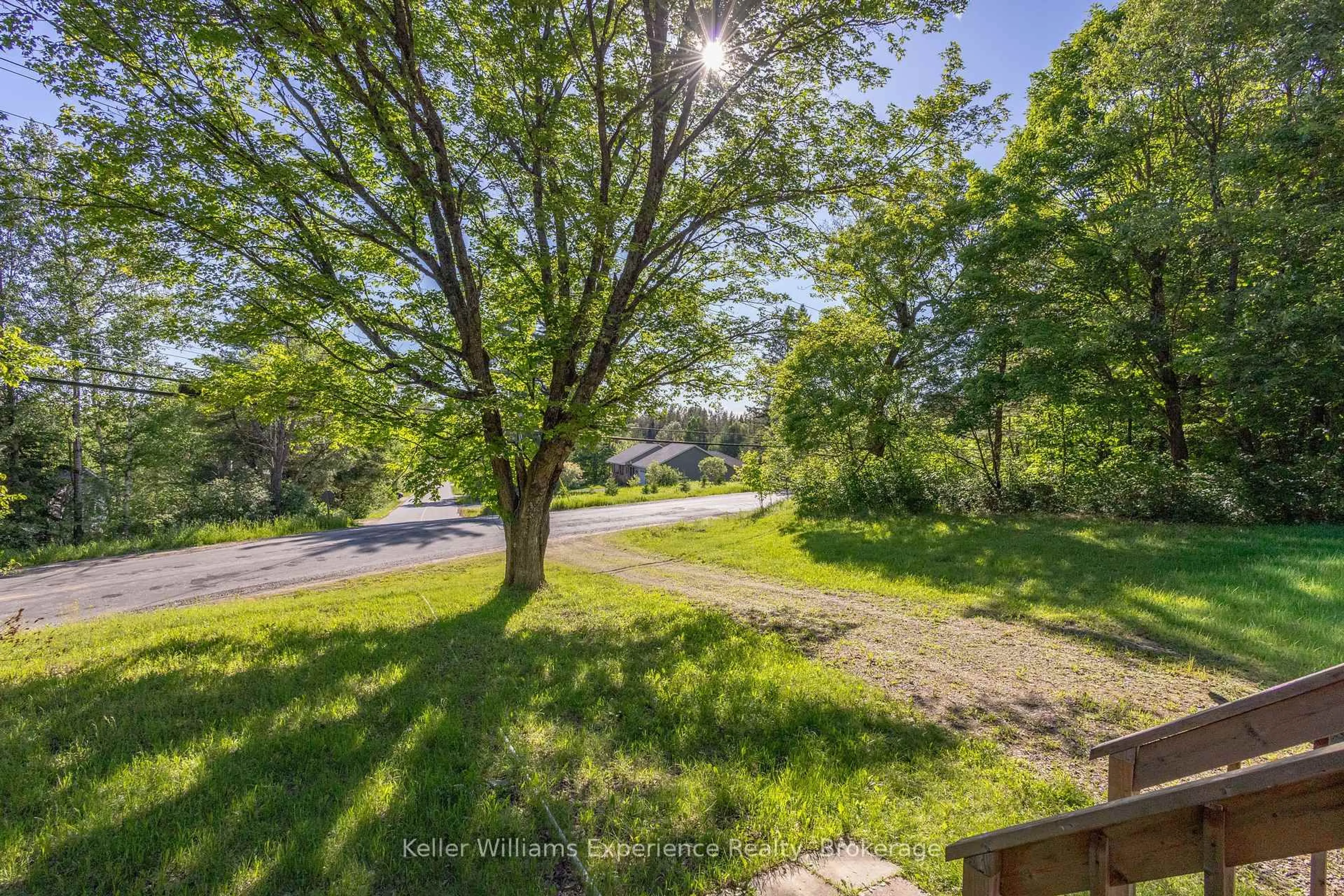 A pic from outside/outdoor area/front of a property/back of a property/a pic from drone, forest/trees view for 1755 592 Highway, Perry Ontario P0A 1J0