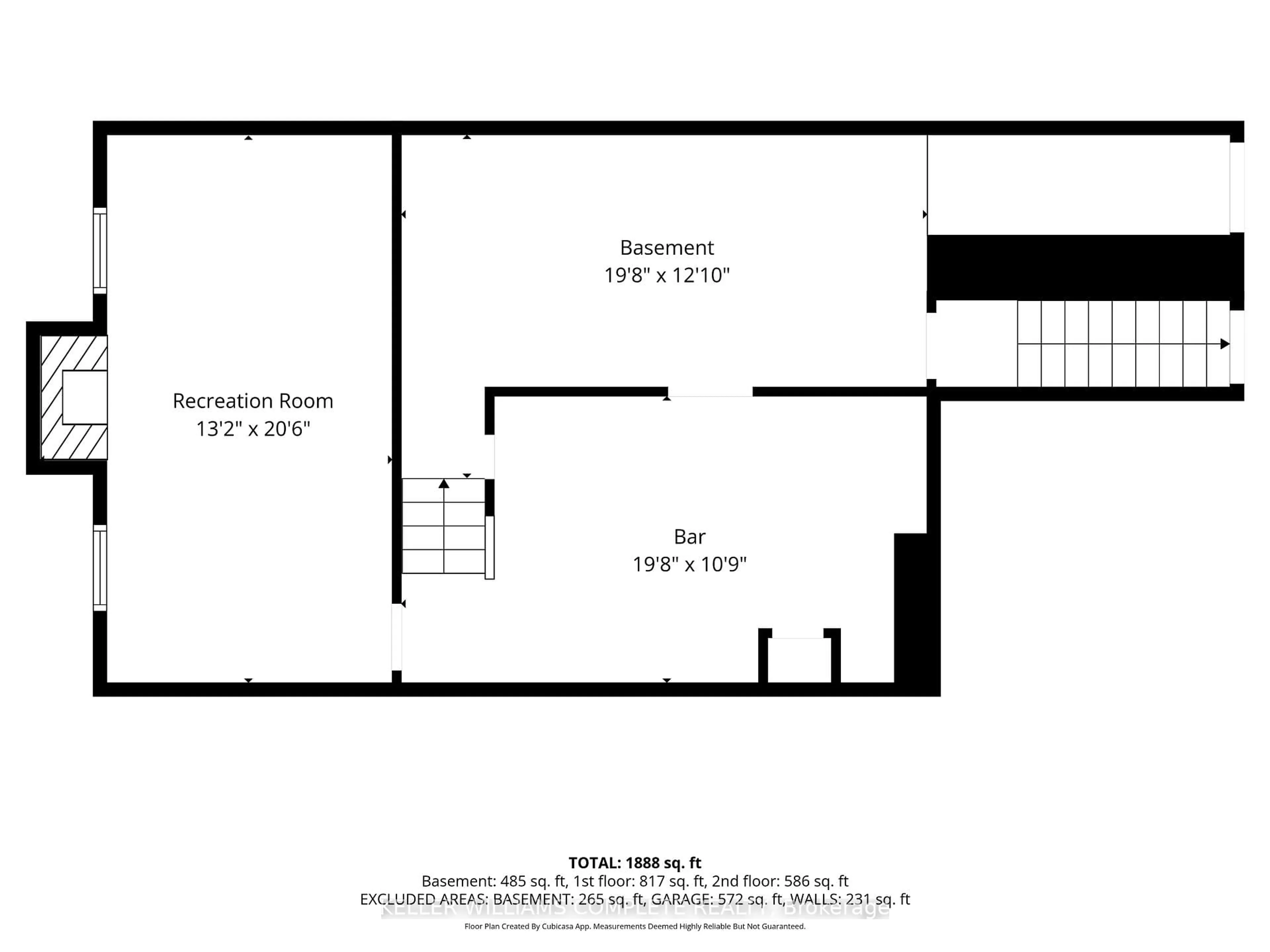 Floor plan for 44 FIRESIDE Dr, Hamilton Ontario L8N 2Z7