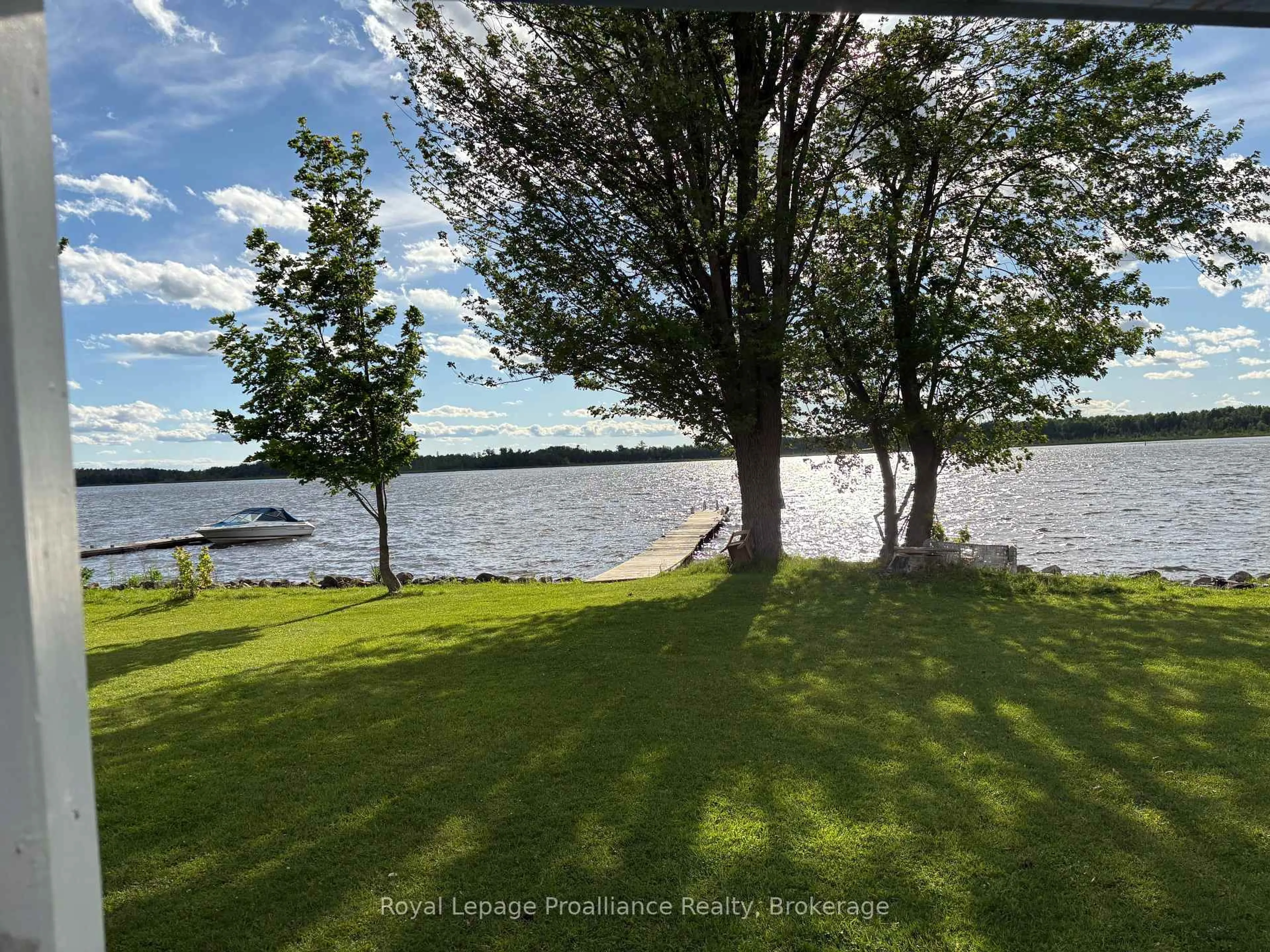 A pic from outside/outdoor area/front of a property/back of a property/a pic from drone, water/lake/river/ocean view for 22 Lake Rd #15, Trent Hills Ontario K0L 1L0
