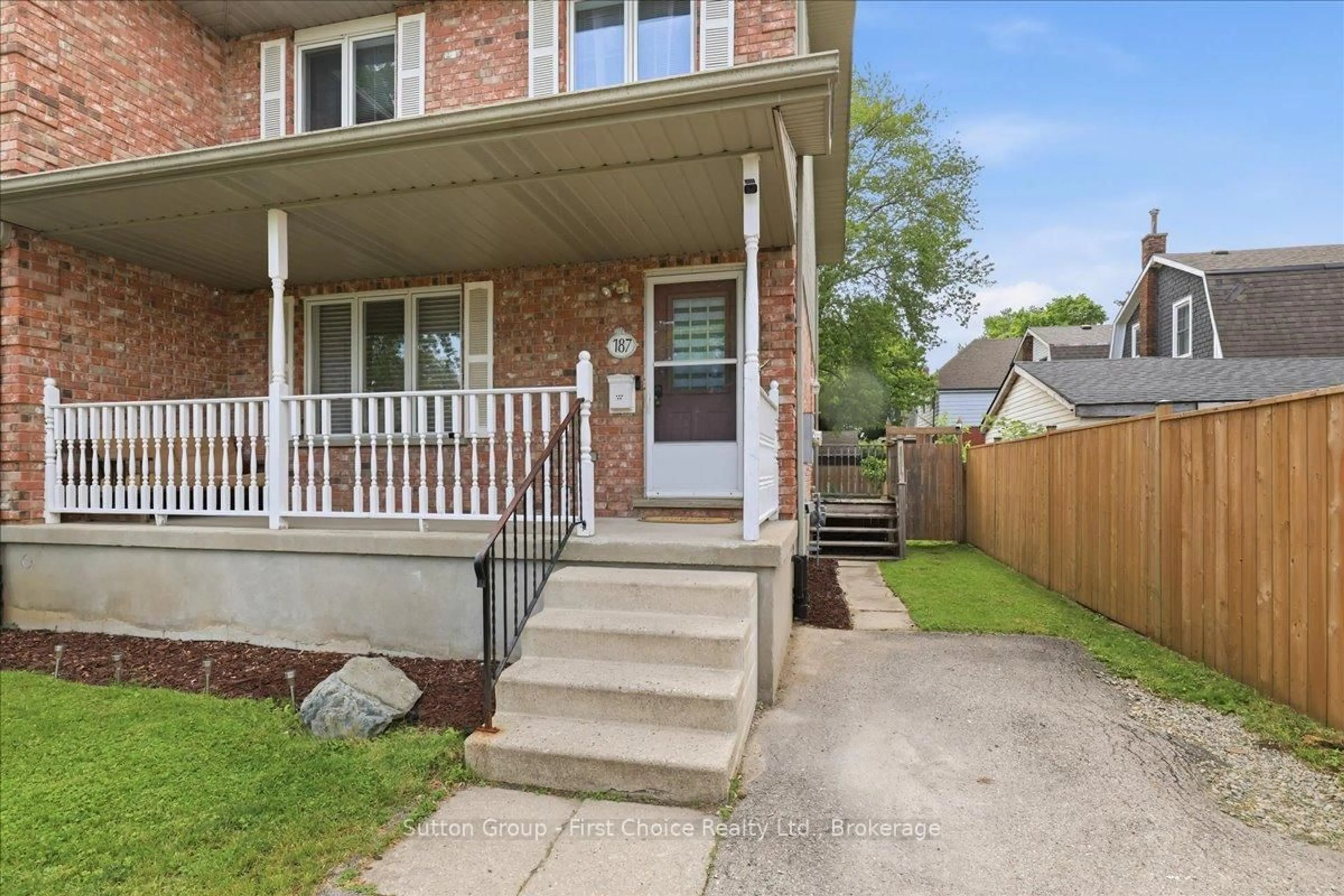 Home with brick exterior material, street for 187 Queen St, Stratford Ontario N5A 4N8