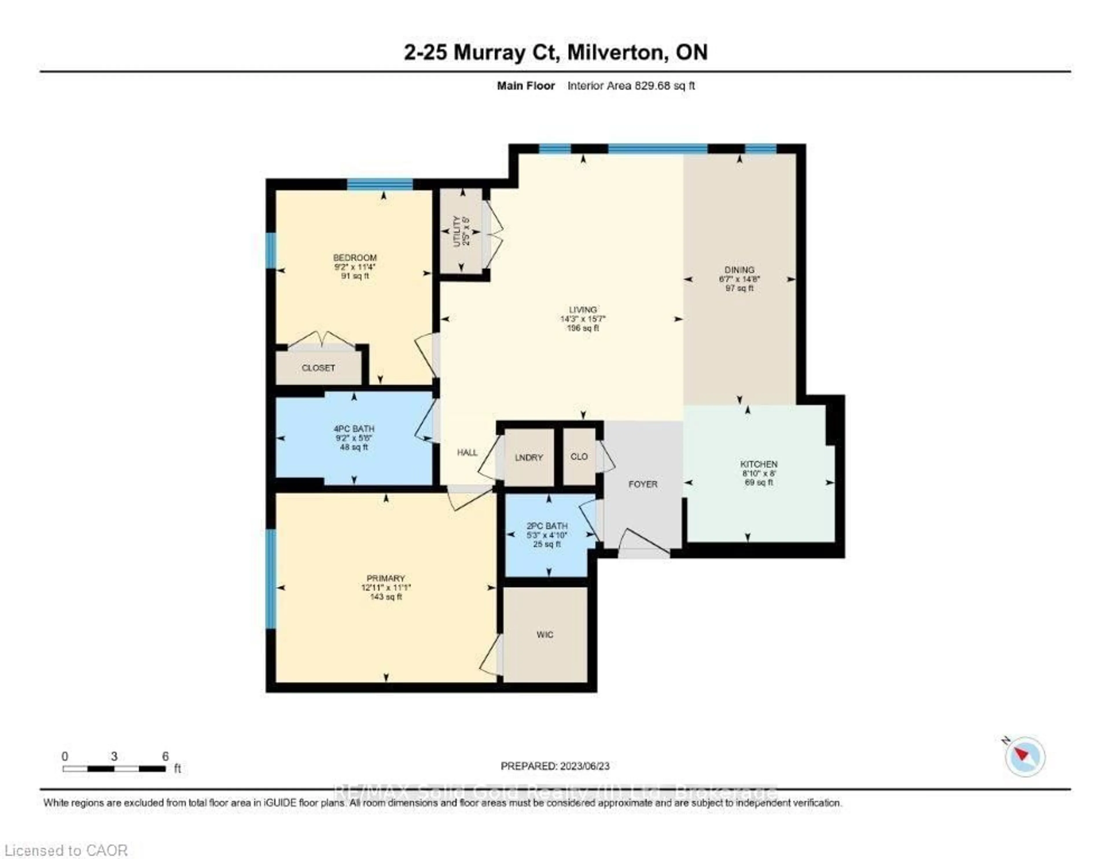 Floor plan for 33 Murray Crt #2, Perth East Ontario N0K 1M0