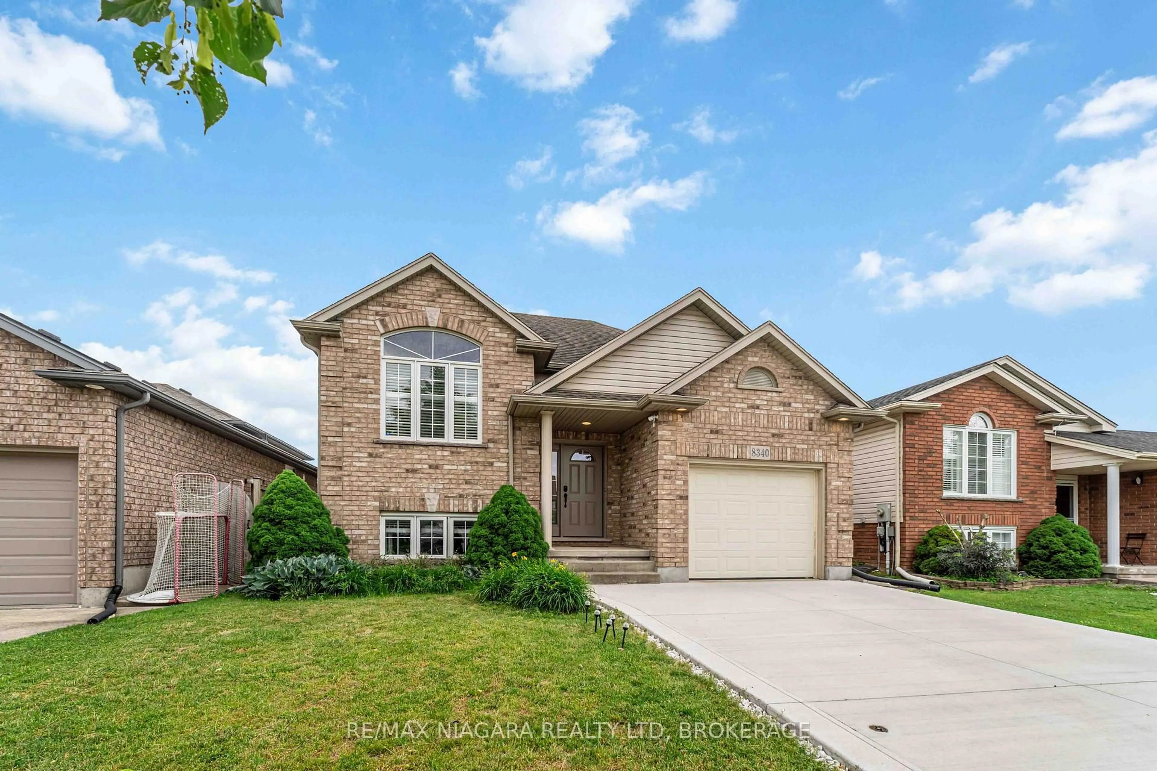 Home with brick exterior material, street for 8340 Racey Ave, Niagara Falls Ontario L2H 3M7