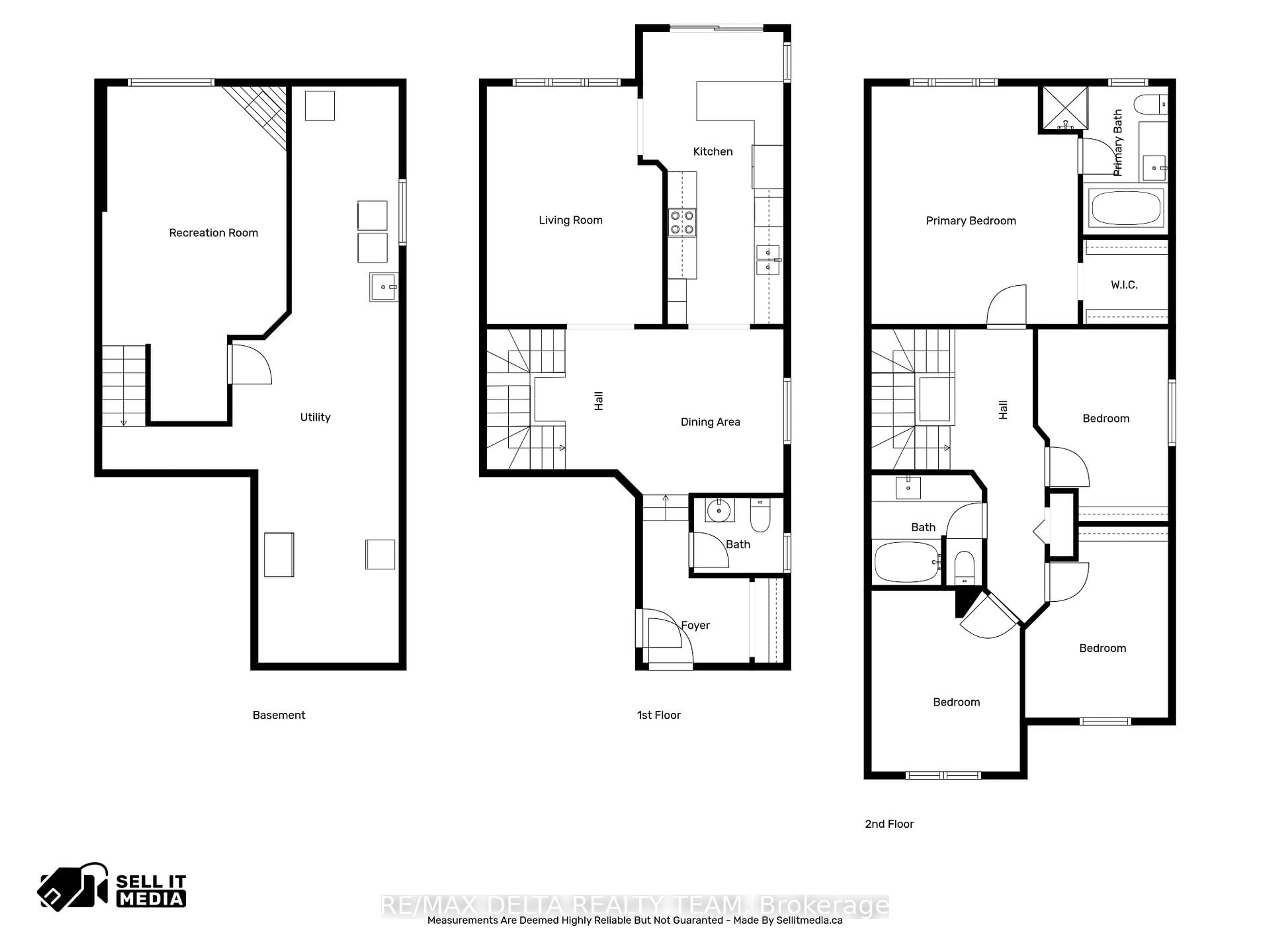 Floor plan for 540 Chardonnay Dr, Ottawa Ontario K4A 4J5