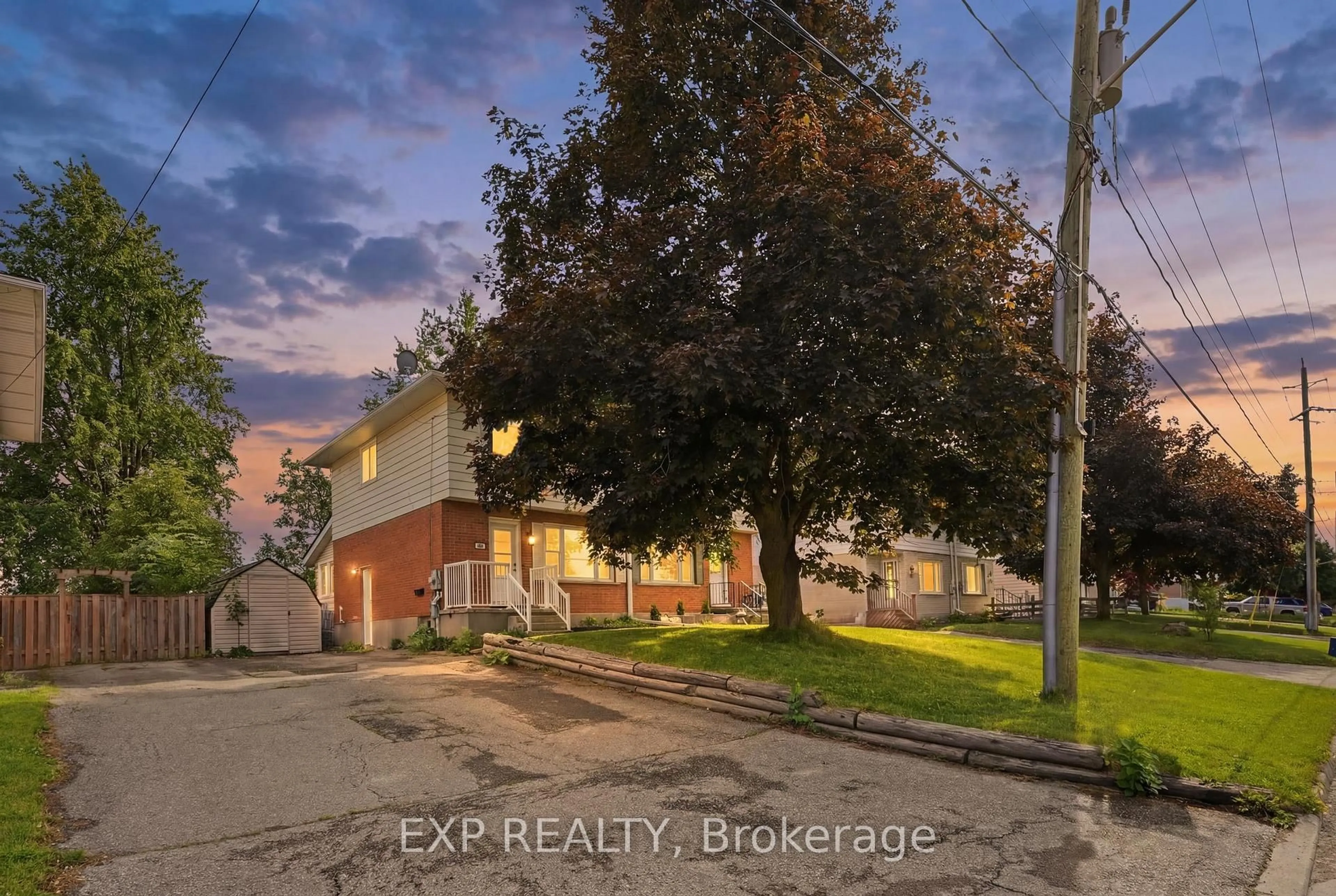 A pic from outside/outdoor area/front of a property/back of a property/a pic from drone, street for 83 Oriole Pkwy, Woolwich Ontario N3B 1C2