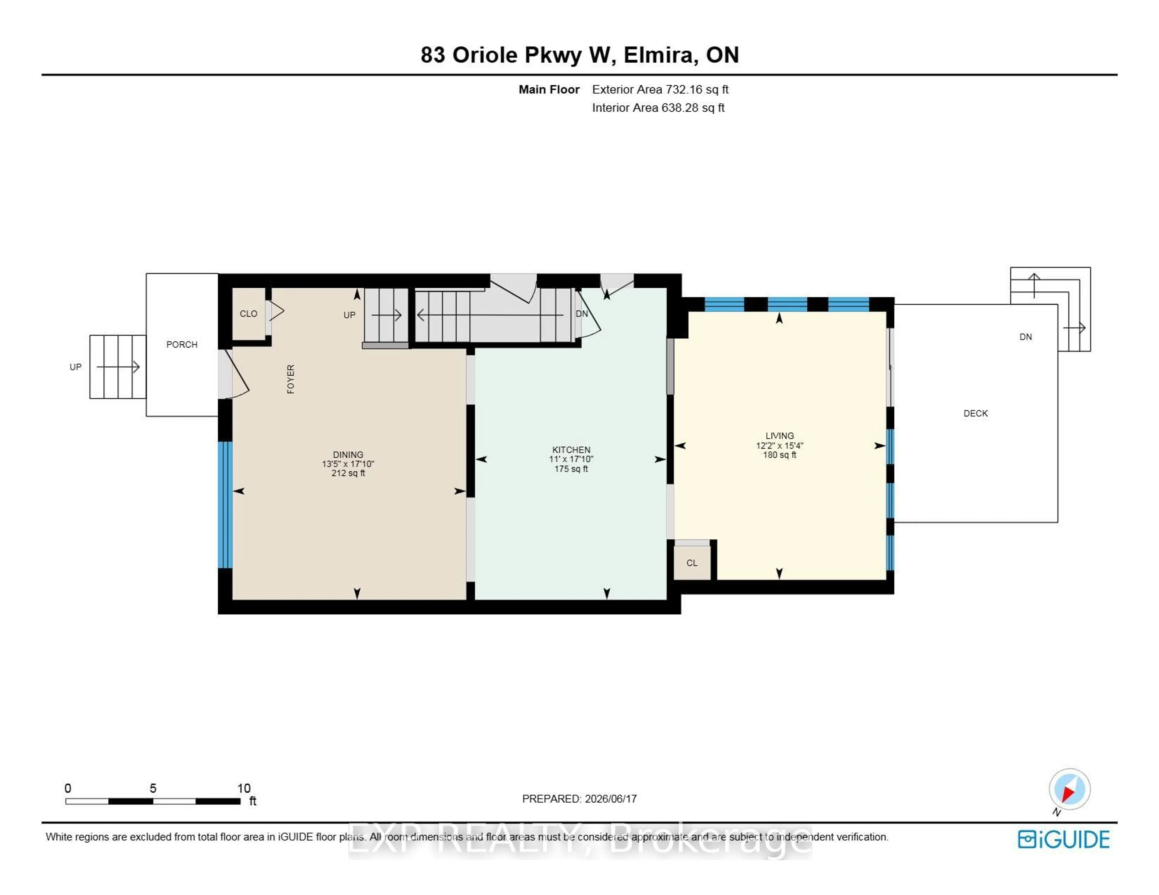 Floor plan for 83 Oriole Pkwy, Woolwich Ontario N3B 1C2