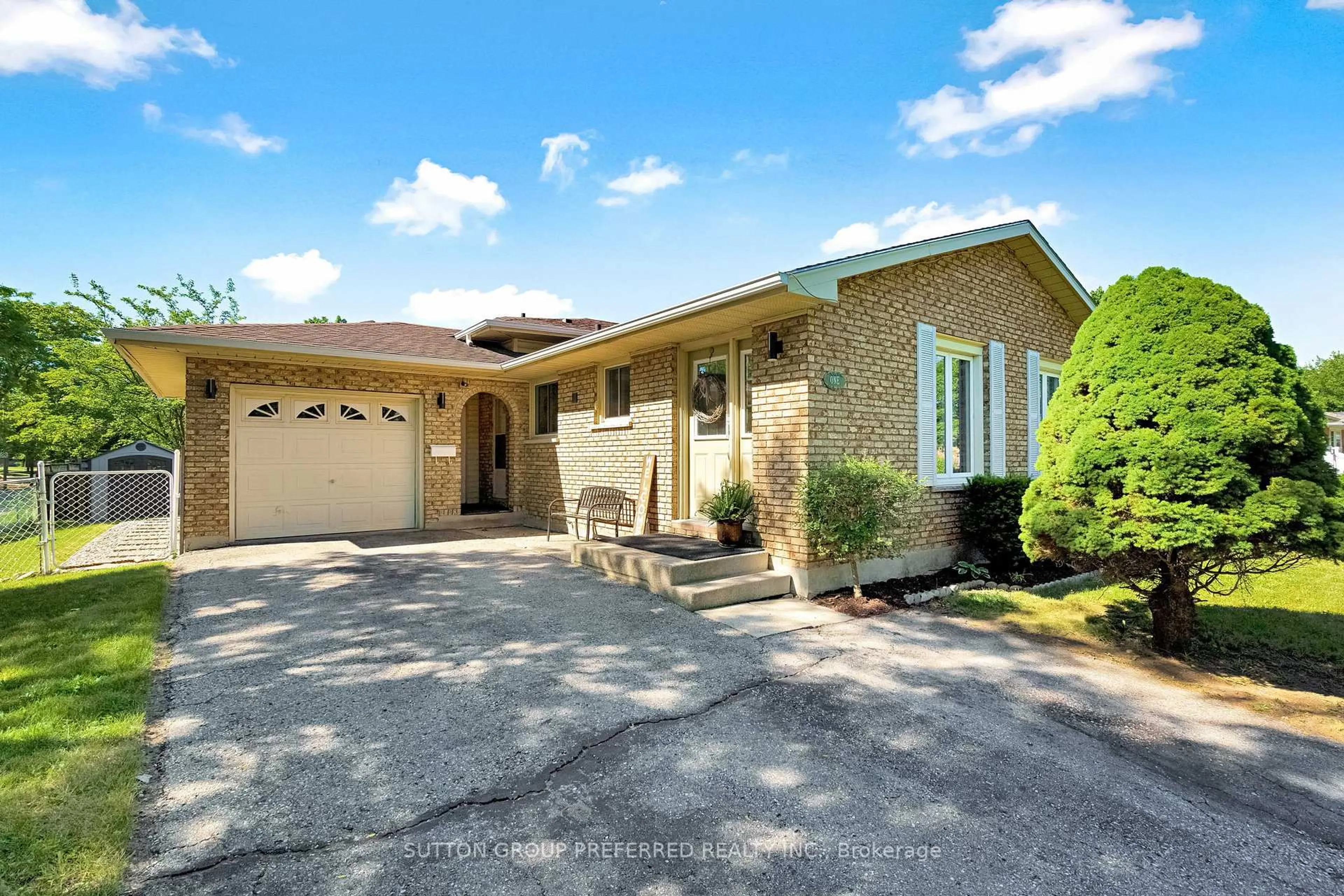 Home with brick exterior material, street for 1 Ponderosa Cres, London South Ontario N6E 2L4