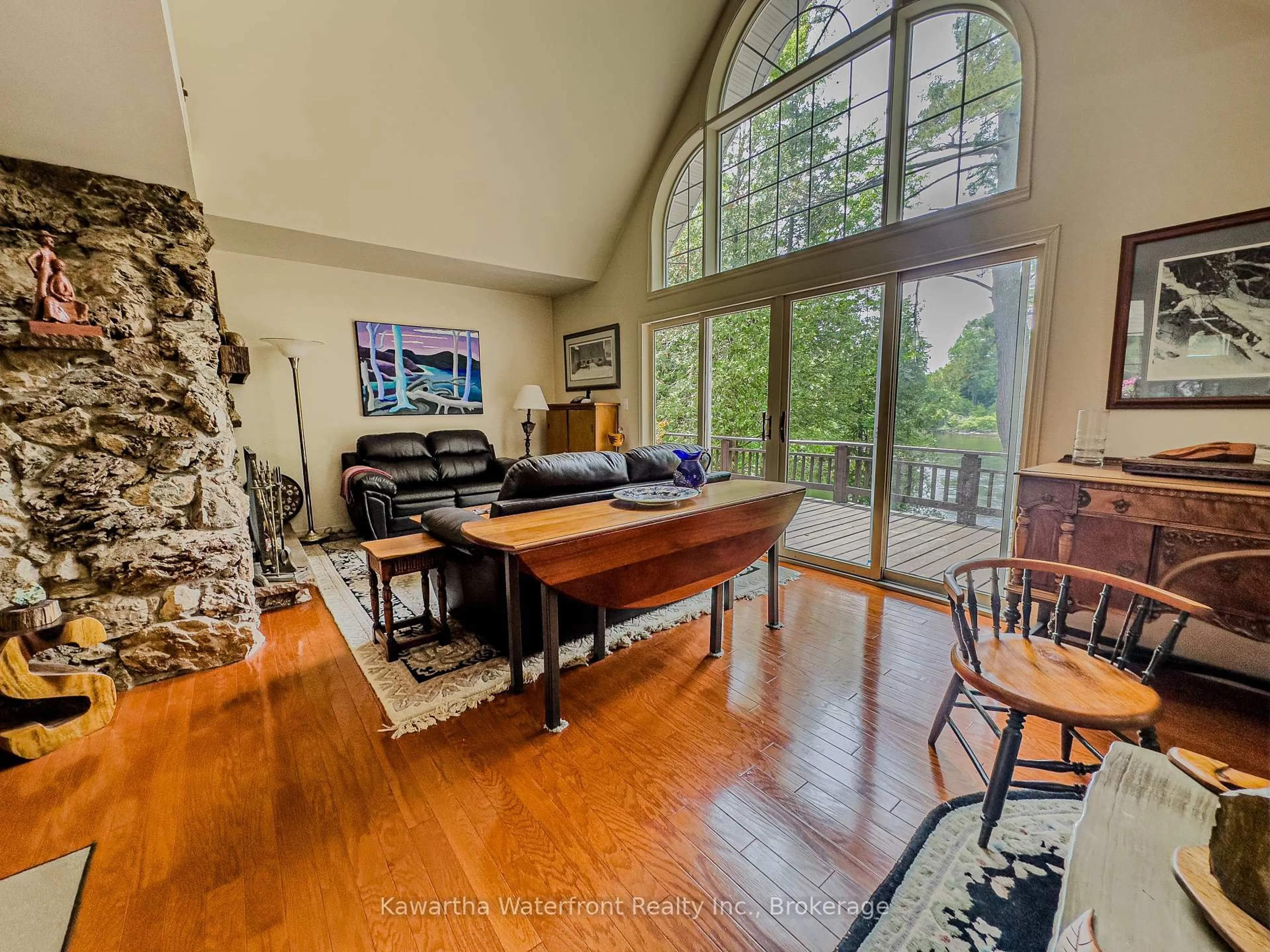 Living room with furniture, unknown for 25 Government Dock Rd, Kawartha Lakes Ontario K0M 2L0