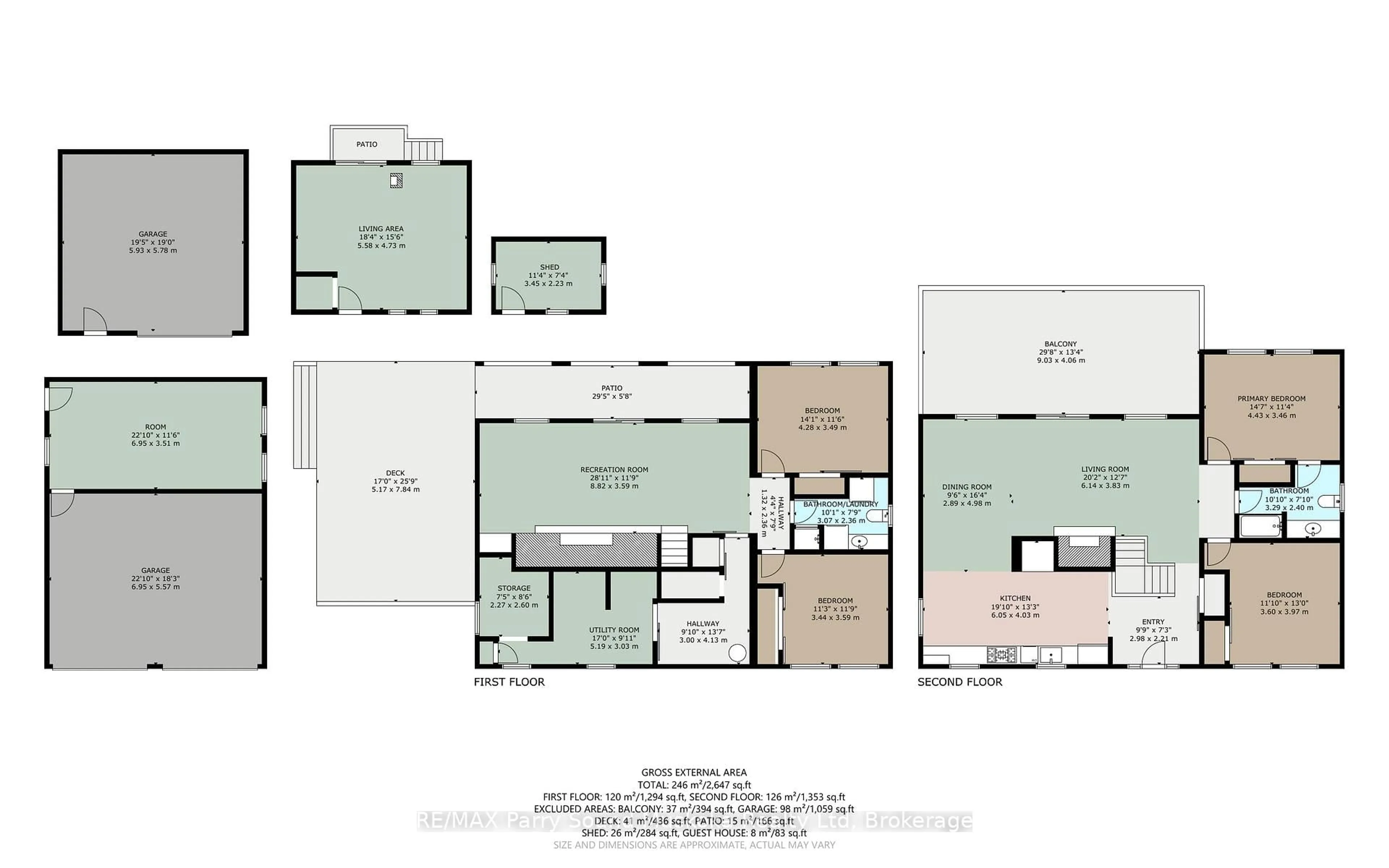 Floor plan for 40 Beaver Tr, McDougall Ontario P2A 2W7