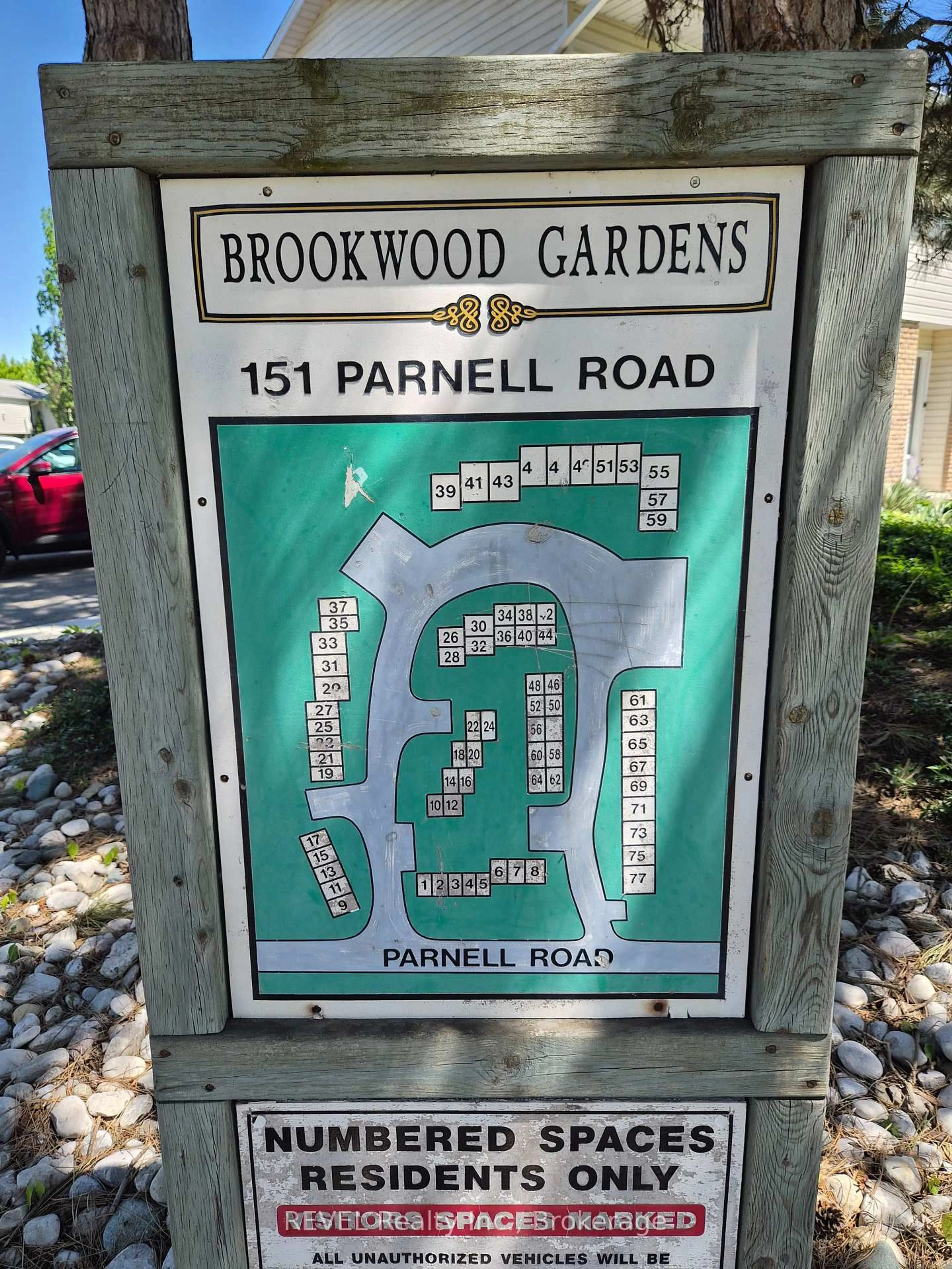 Picture of a map for 151 Parnell Rd #56, St. Catharines Ontario L2M 3S4