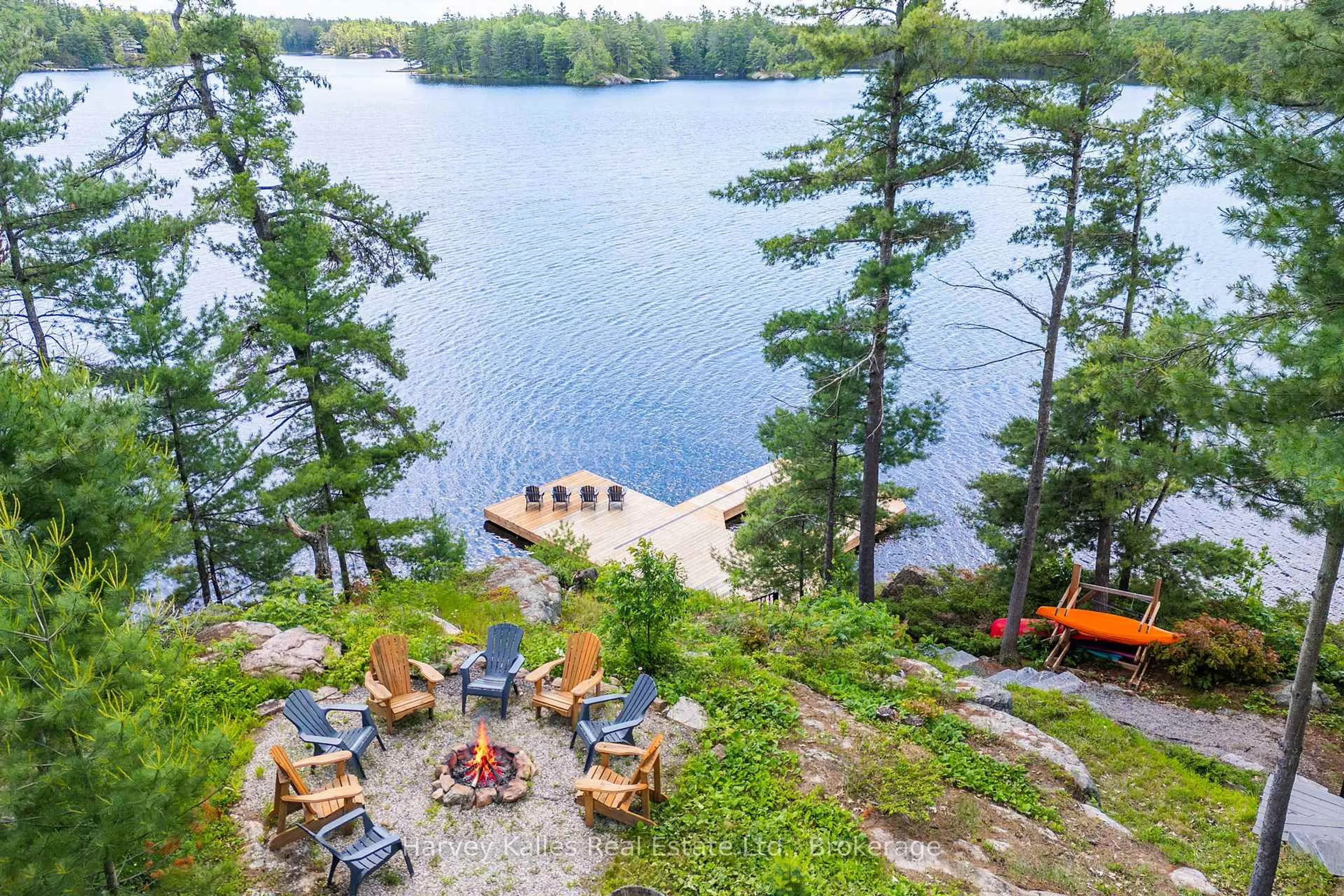 Patio, water/lake/river/ocean view for 1443 Silver Lake Rd, Gravenhurst Ontario P1P 0G3
