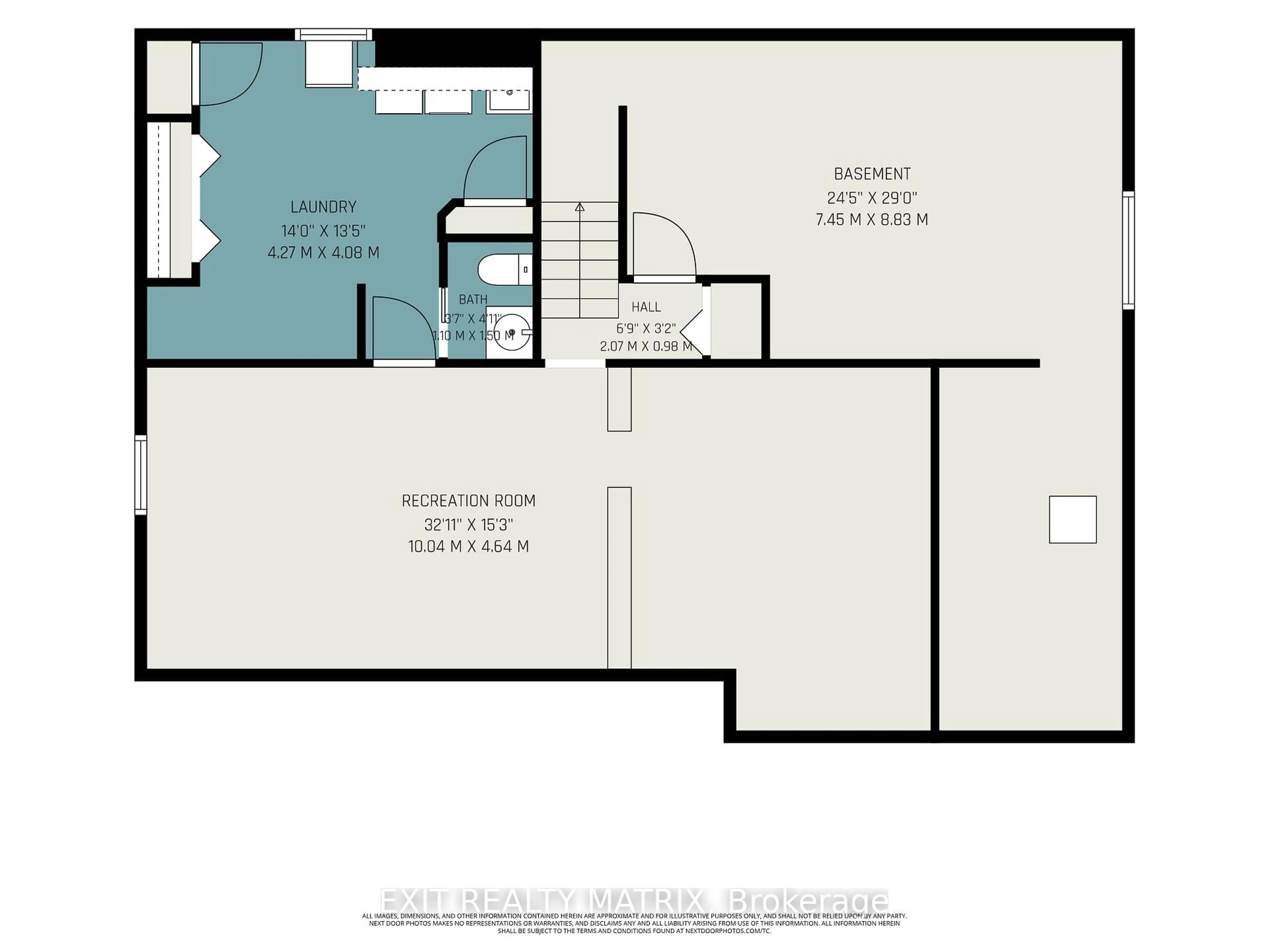 Floor plan for 39 Tauvette St, Ottawa Ontario K1B 3A1
