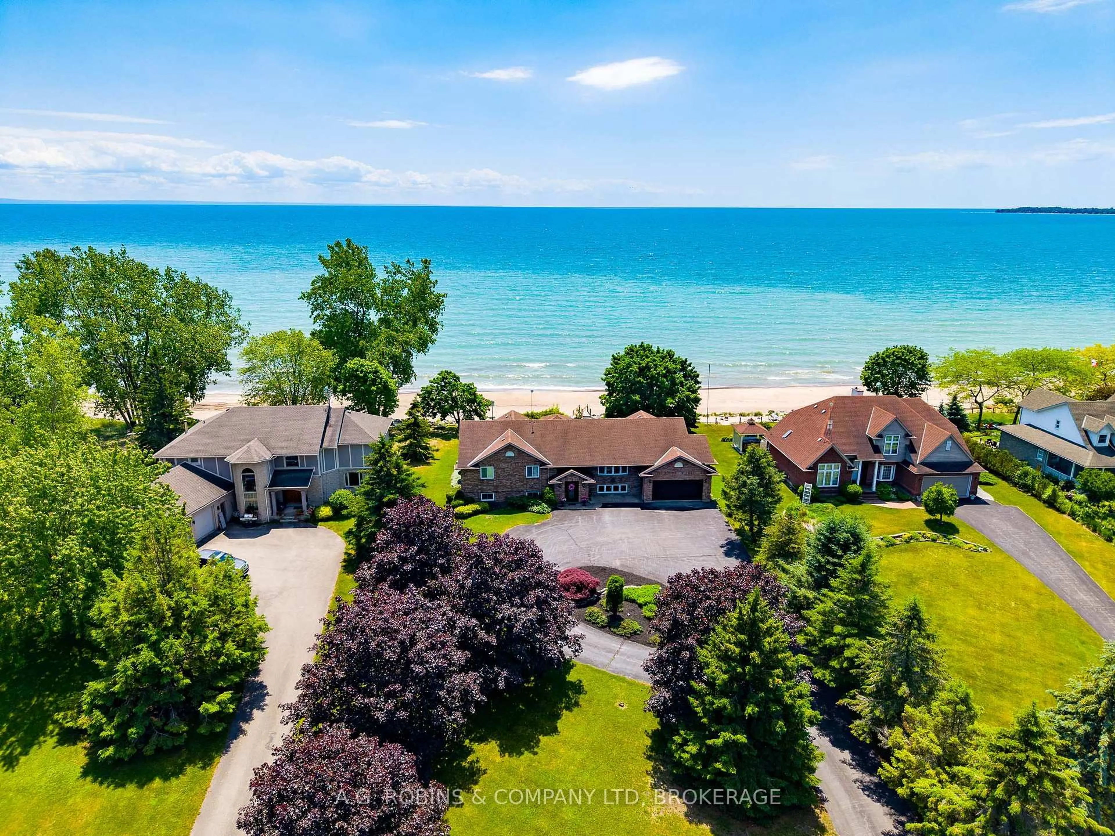 A pic from outside/outdoor area/front of a property/back of a property/a pic from drone, water/lake/river/ocean view for 10321 Lakshore Rd, Wainfleet Ontario L3K 5V4