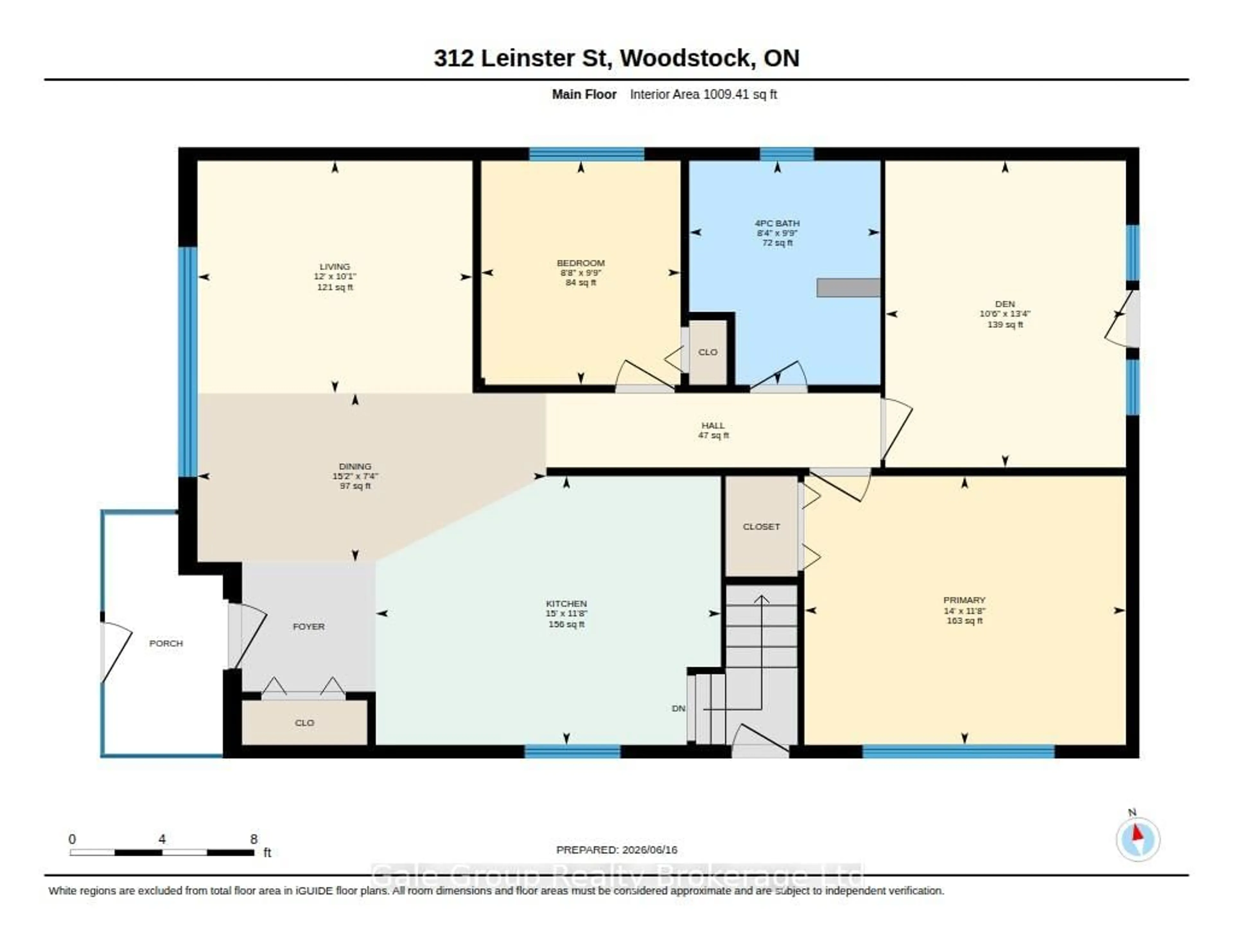 Floor plan for 312 Leinster St, Woodstock Ontario N4S 7E7