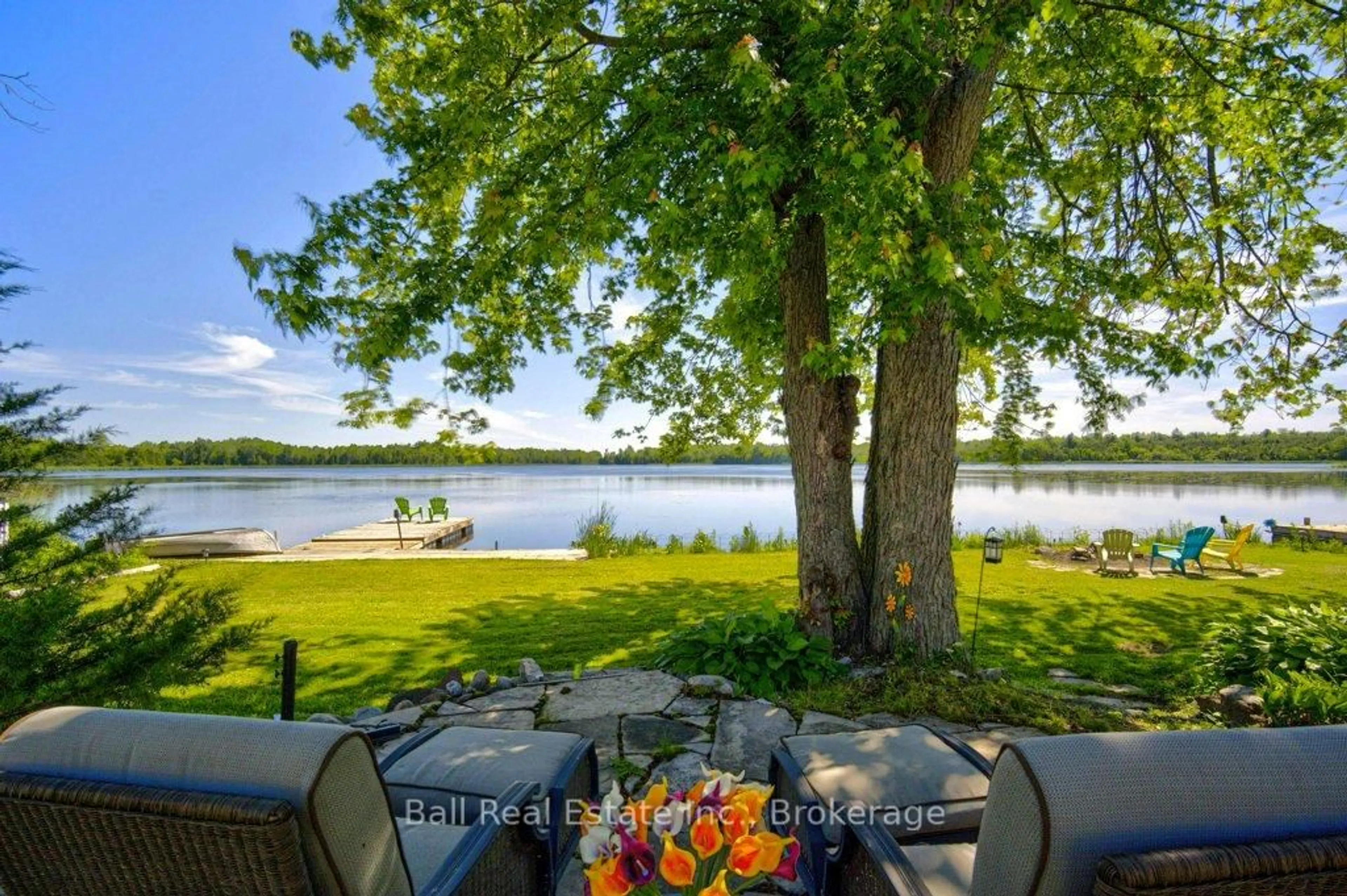 Patio, water/lake/river/ocean view for 358 South Shores Rd, Trent Hills Ontario K0L 1L0