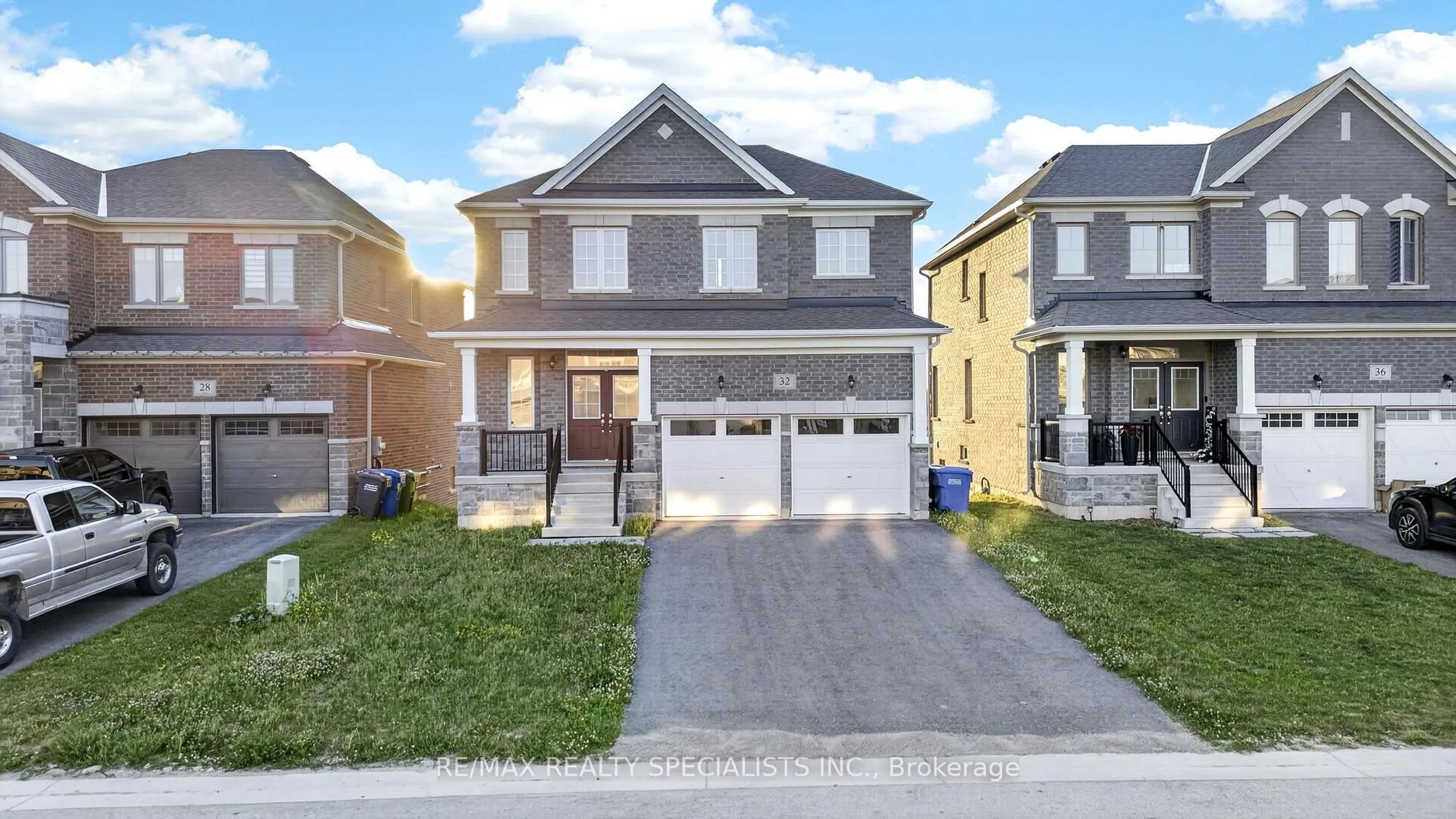 Home with brick exterior material, street for 32 Mackenzie St, Southgate Ontario N0C 1B0