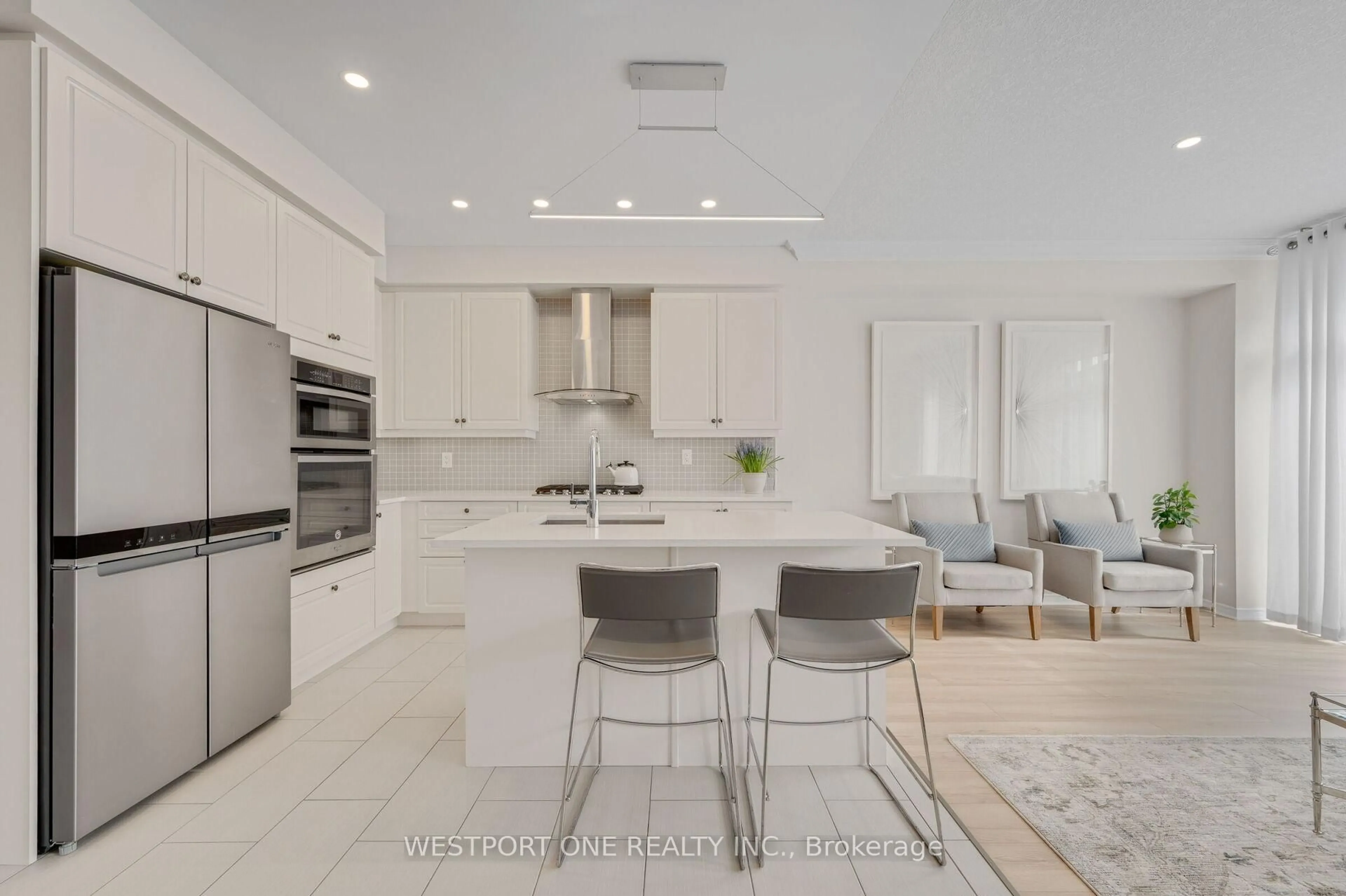 Contemporary kitchen, ceramic/tile floor for 34 Kelso Dr, Haldimand Ontario N3W 2G9