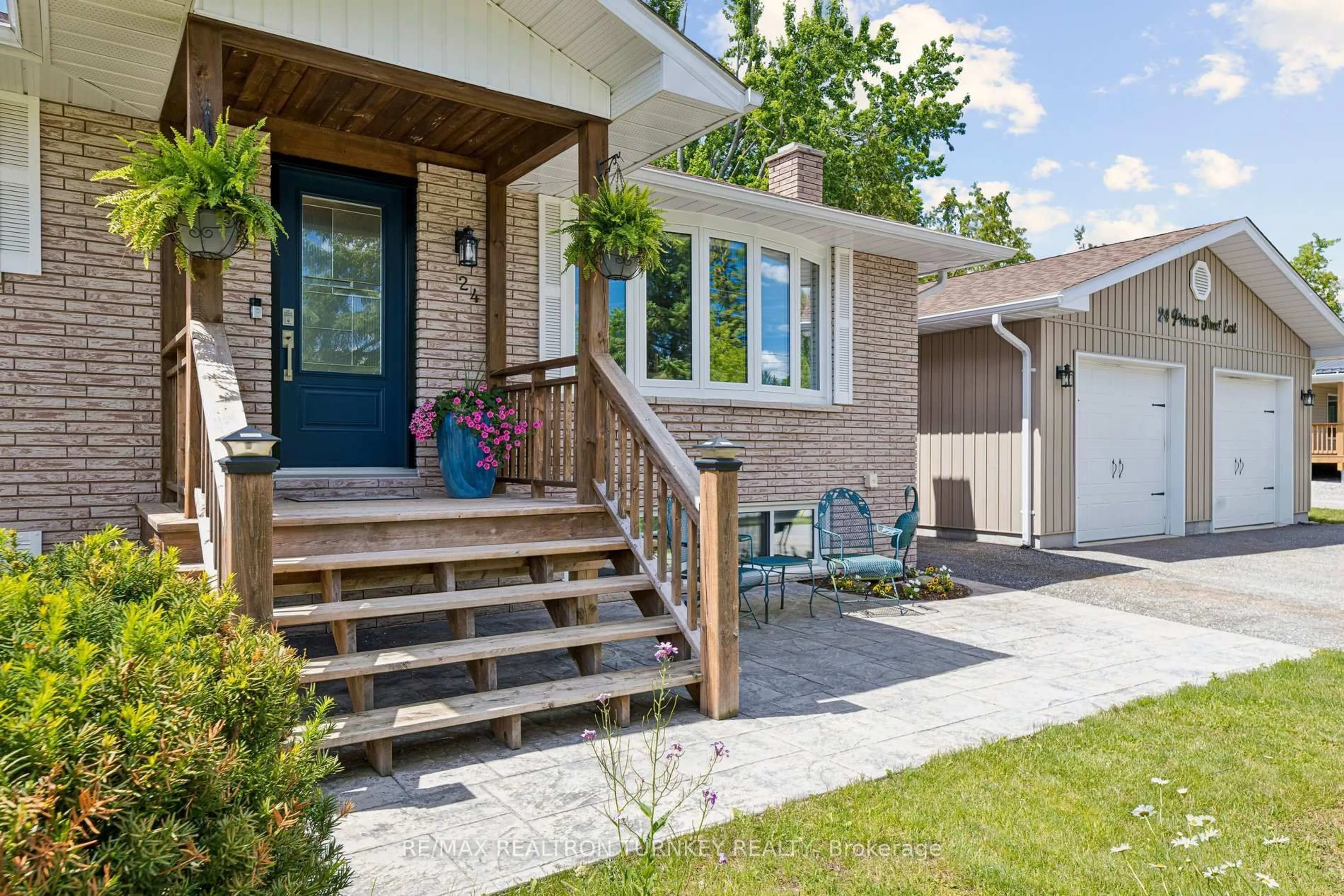 Home with brick exterior material, street for 24 Princes' St, Kawartha Lakes Ontario K0M 1N0
