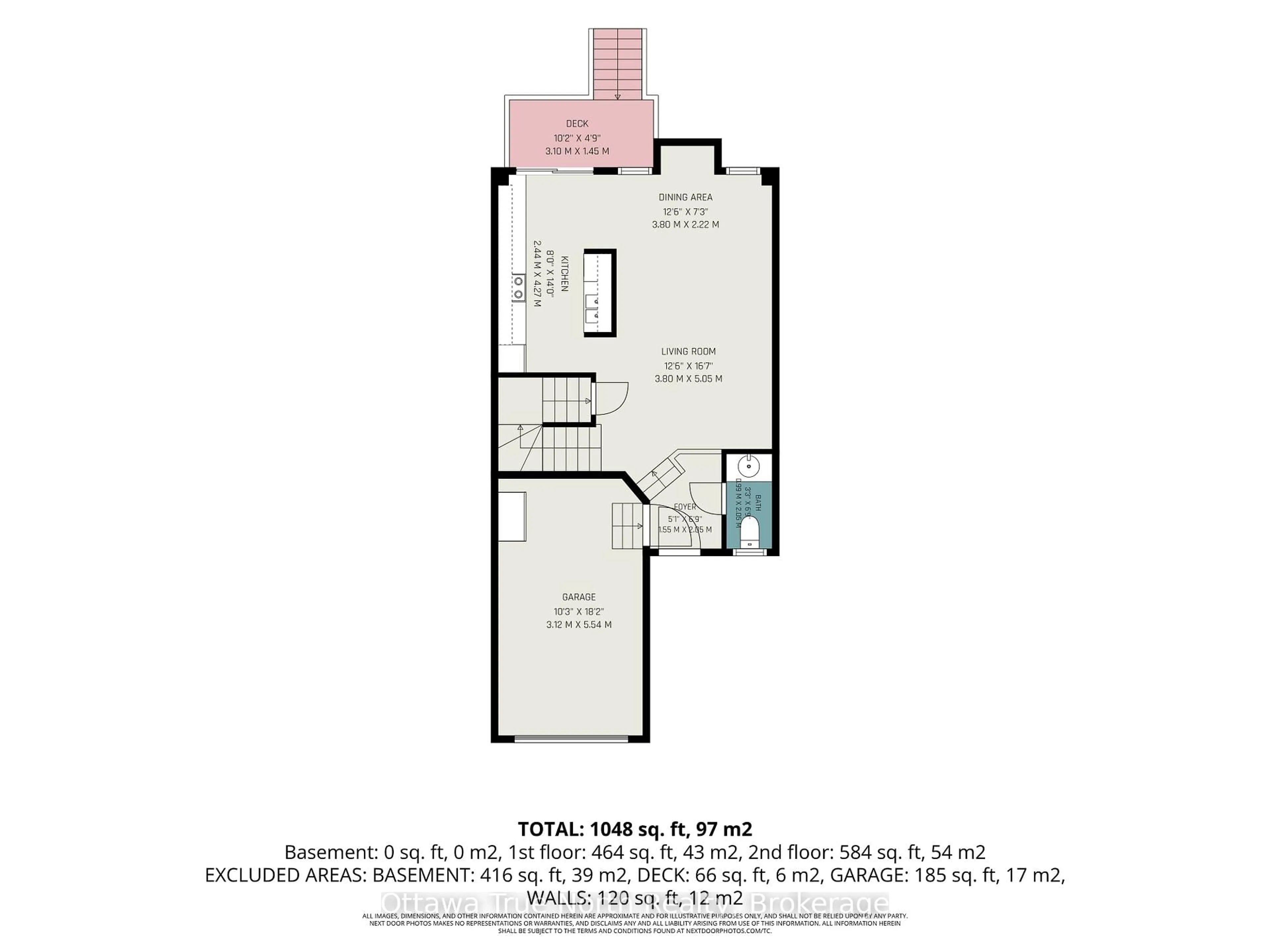 Floor plan for 78 Redpath Dr, Ottawa Ontario K2G 6E3