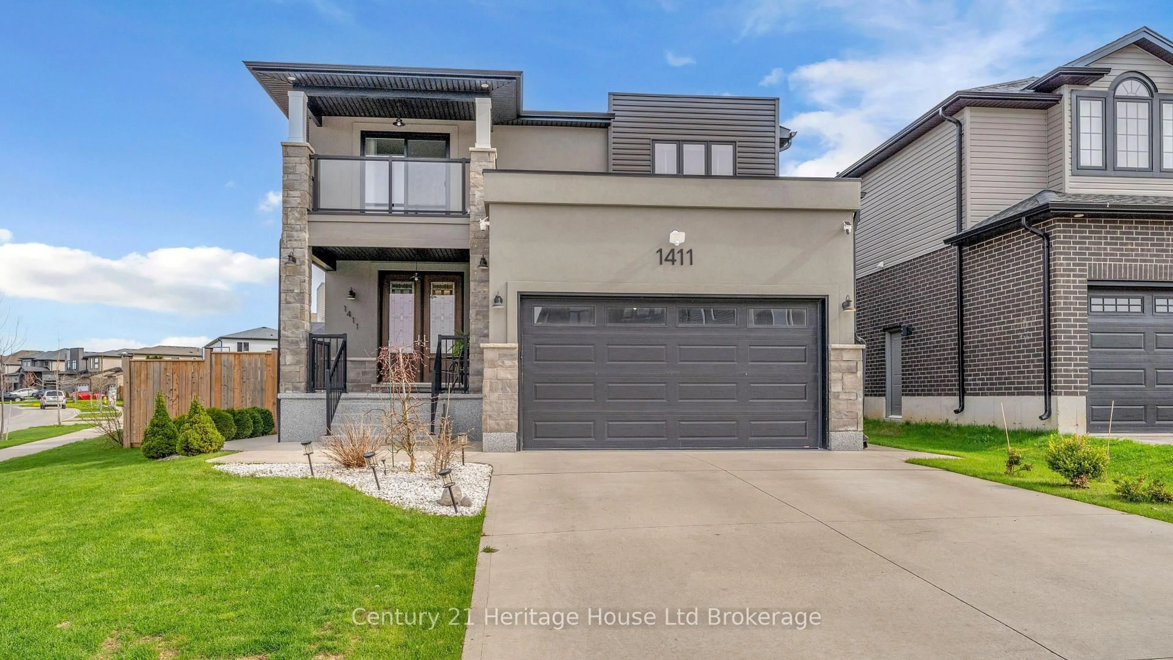 Home with brick exterior material, street for 1411 Sandbar St, London North Ontario N6G 0V4