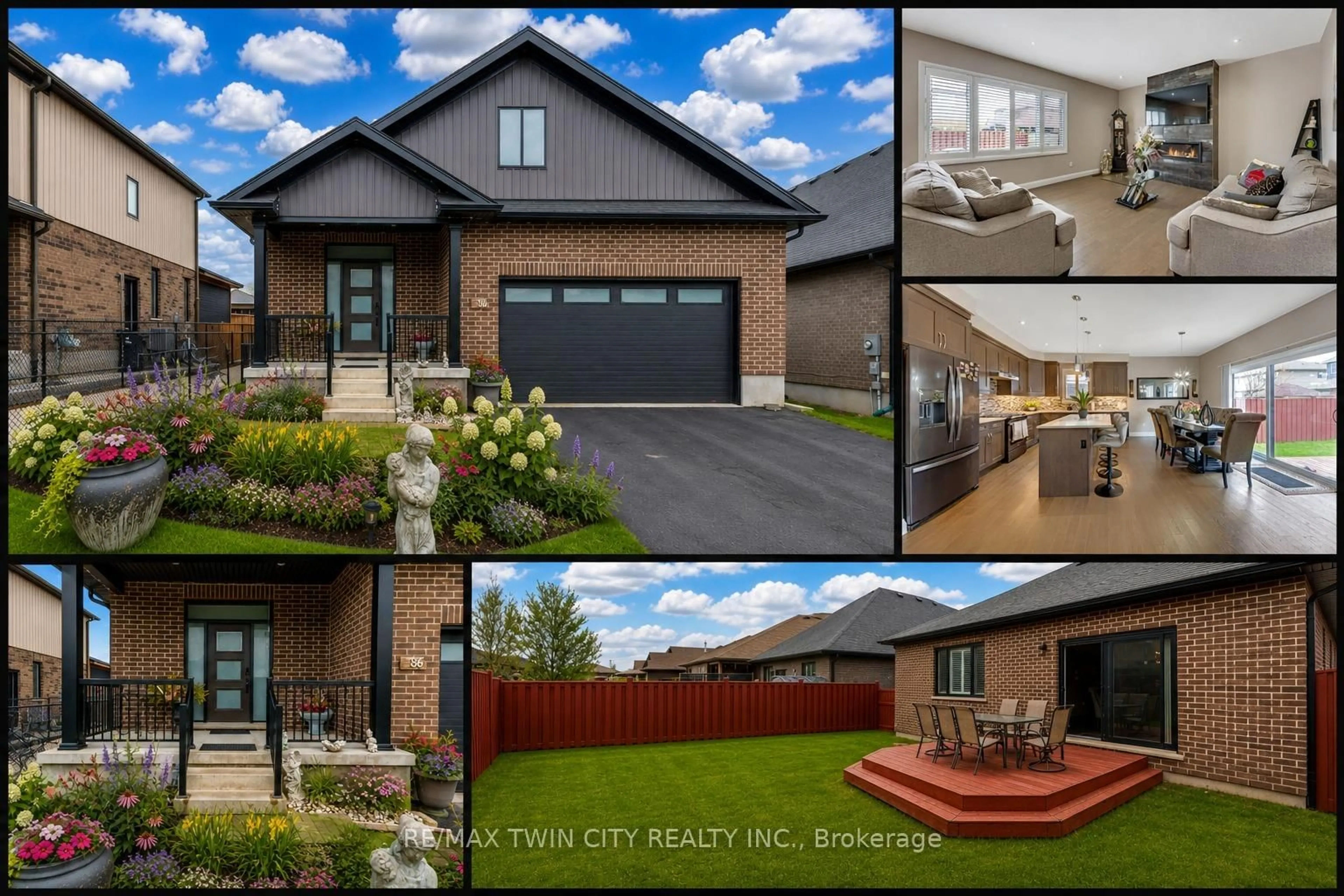 Home with brick exterior material, street for 86 Woodberry Cres, Kitchener Ontario N3B 0C8