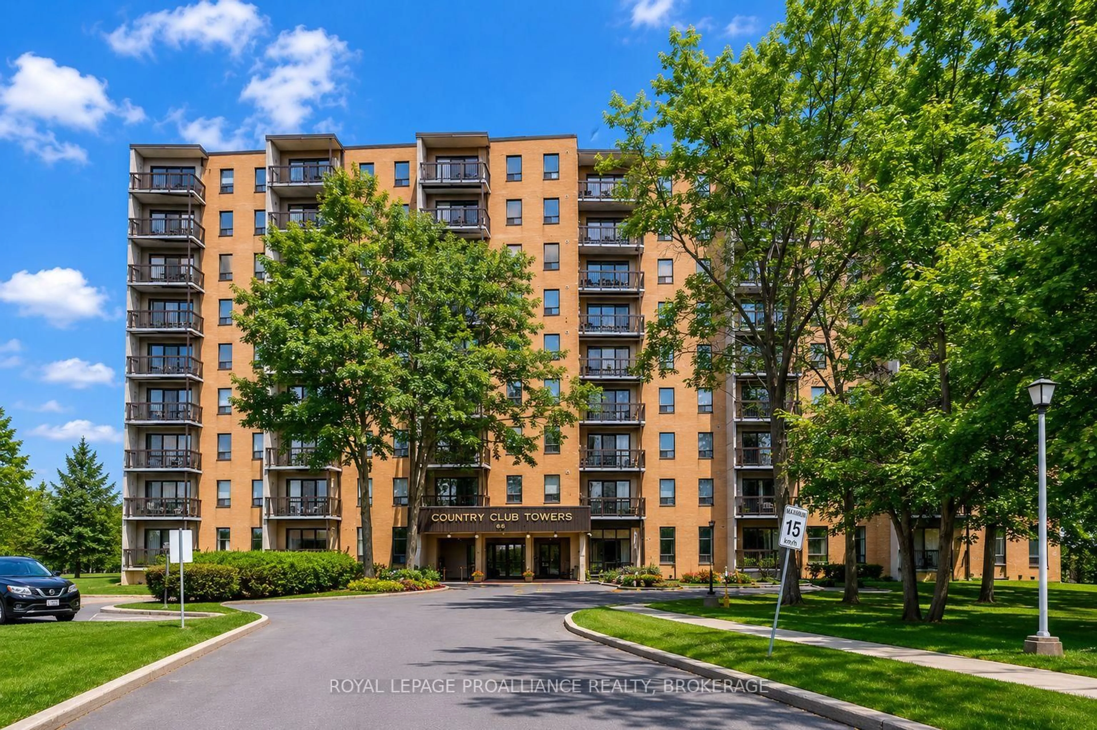 A pic from outside/outdoor area/front of a property/back of a property/a pic from drone, street for 66 Greenview Dr #510, Kingston Ontario K7M 7C5