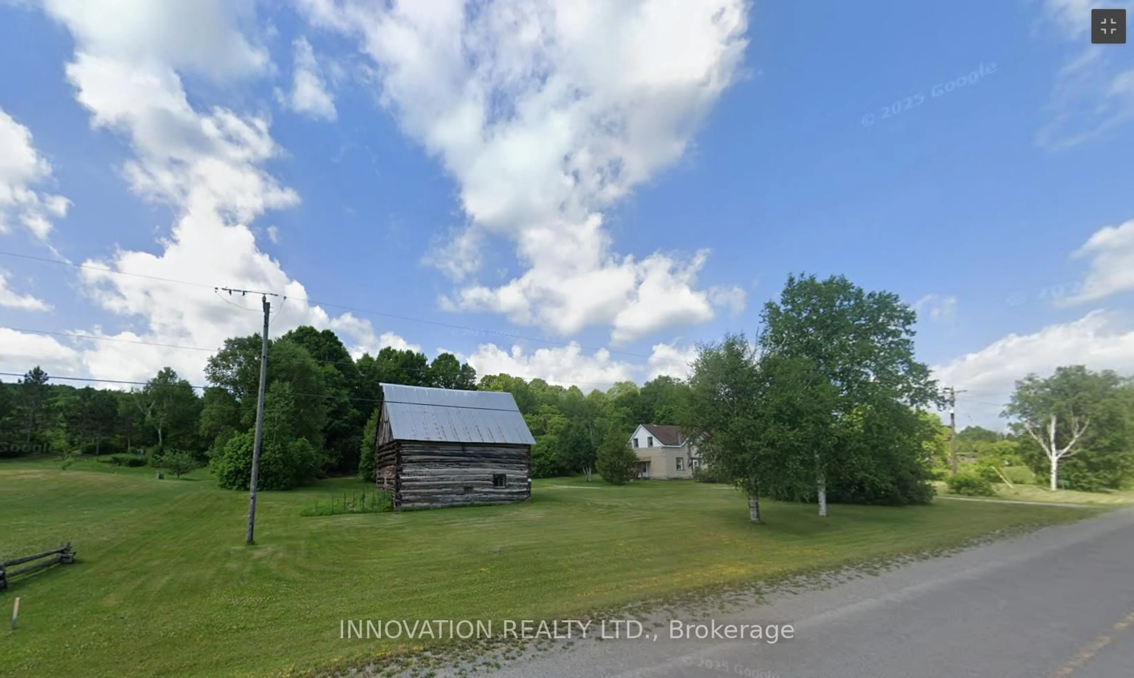 A pic from outside/outdoor area/front of a property/back of a property/a pic from drone, mountain view for 199 Flat Rd, Dacre Ontario K0J 1N0