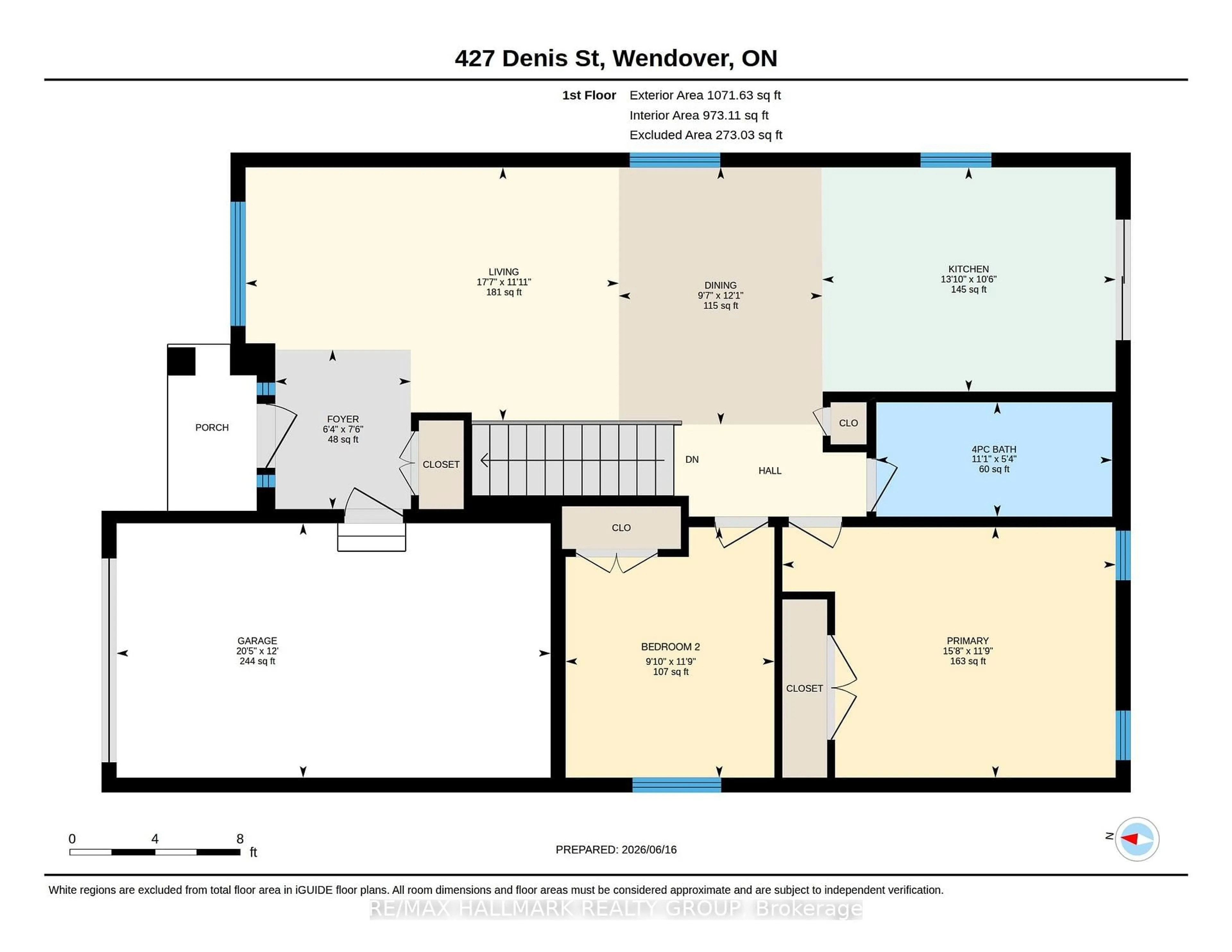 Floor plan for 427 Denis St, Alfred and Plantagenet Ontario K0A 3K0